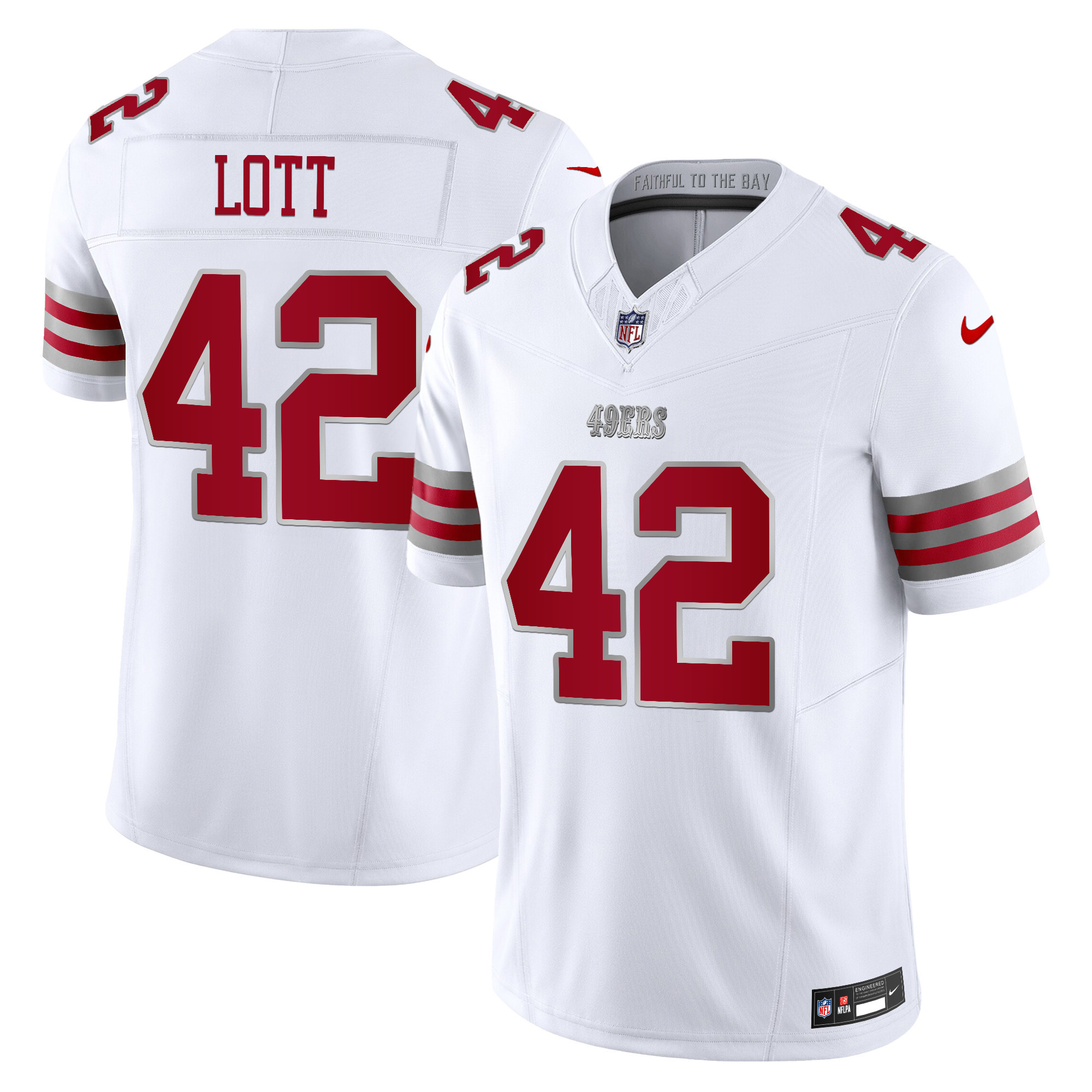 Men's San Francisco 49ers 2024 Winter Warrior Vapor Limited Ronnie Lott Jersey - All Stitched