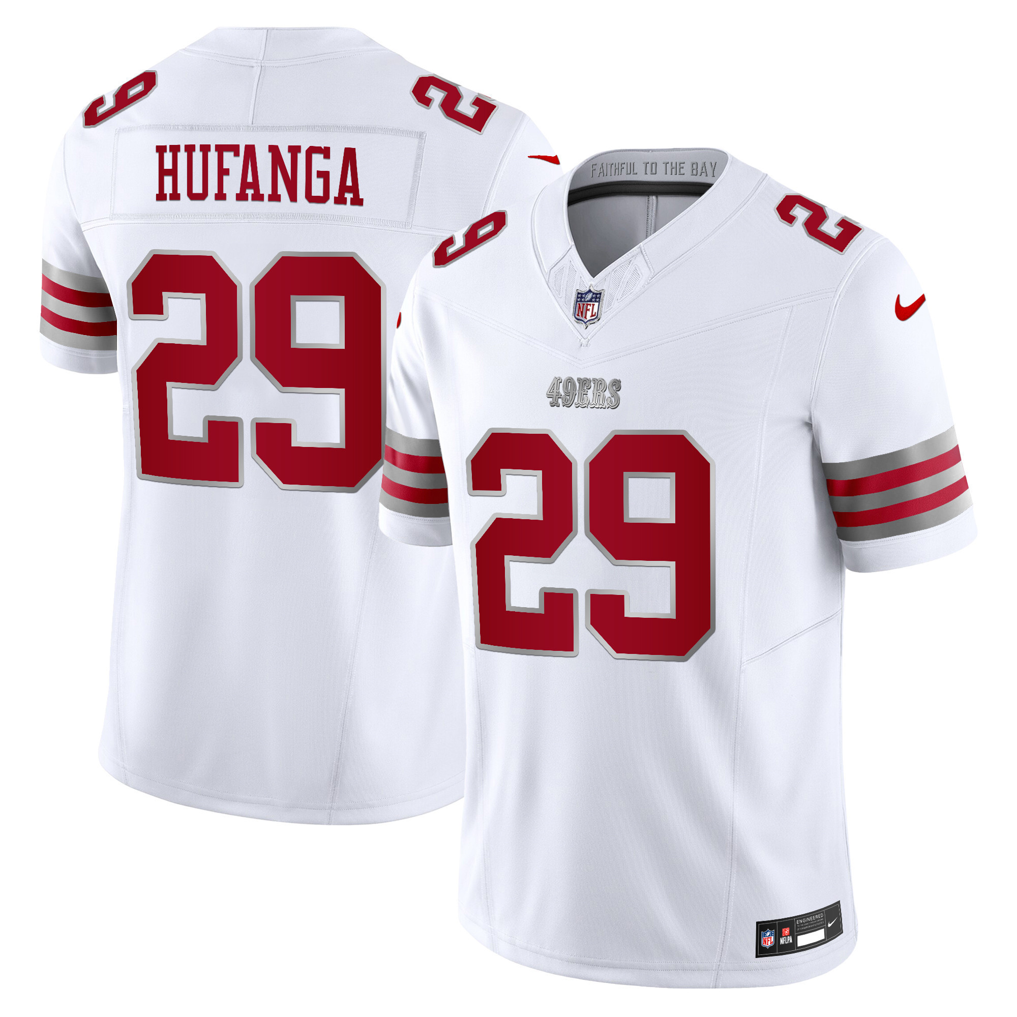 Men's San Francisco 49ers 2024 Winter Warrior Vapor Limited Talanoa Hufanga Jersey - All Stitched