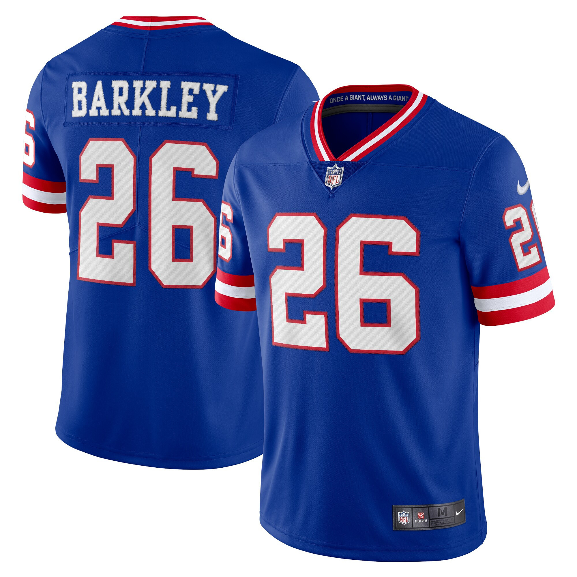 Men's Saquon Barkley New York Giants Royal Saquon Barkley Jersey - All Stitched