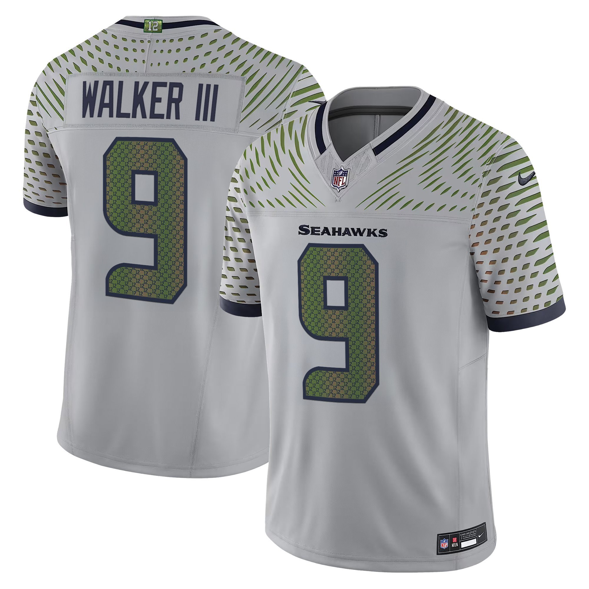 Men's Seattle Seahawks 2025 "Rivalries" Vapor Limited Walker III Jersey - All Stitched