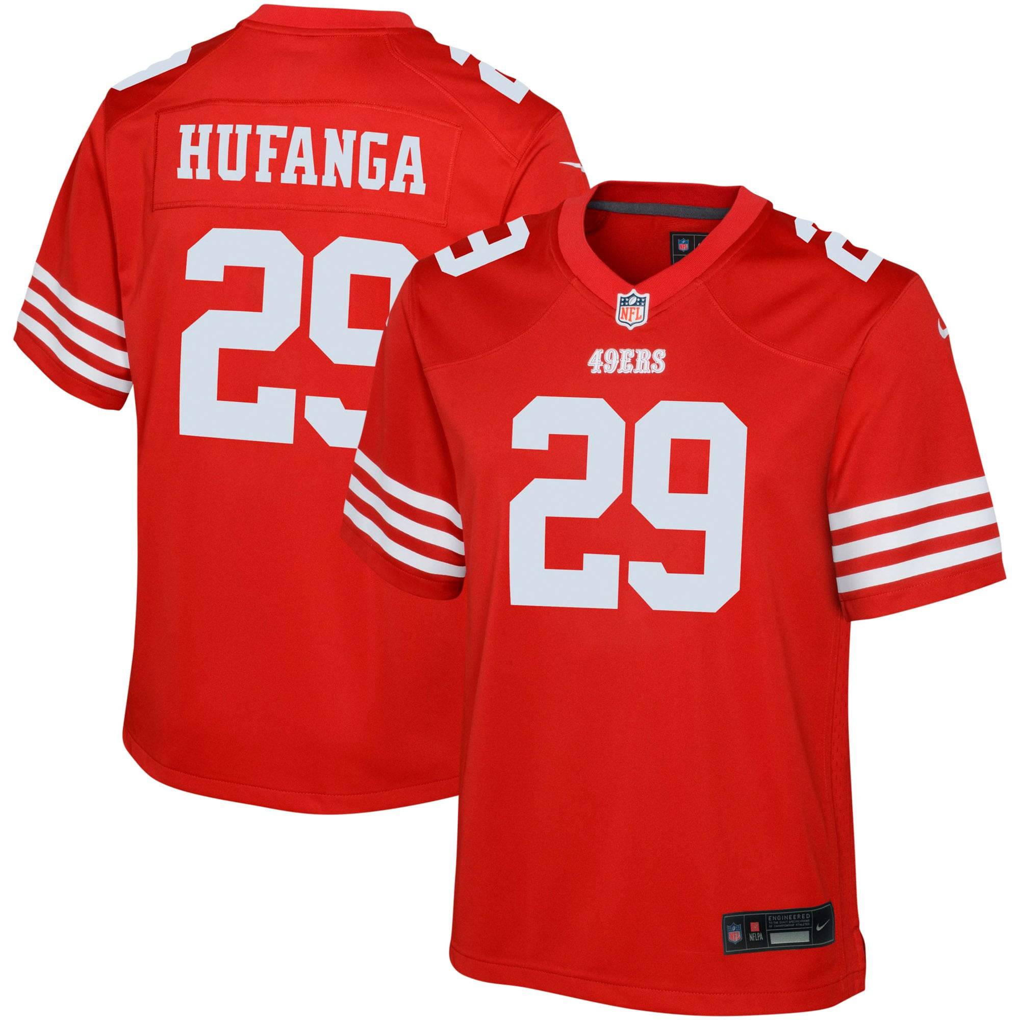 Men's Talanoa Hufanga San Francisco 49ers Jersey - All Stitched