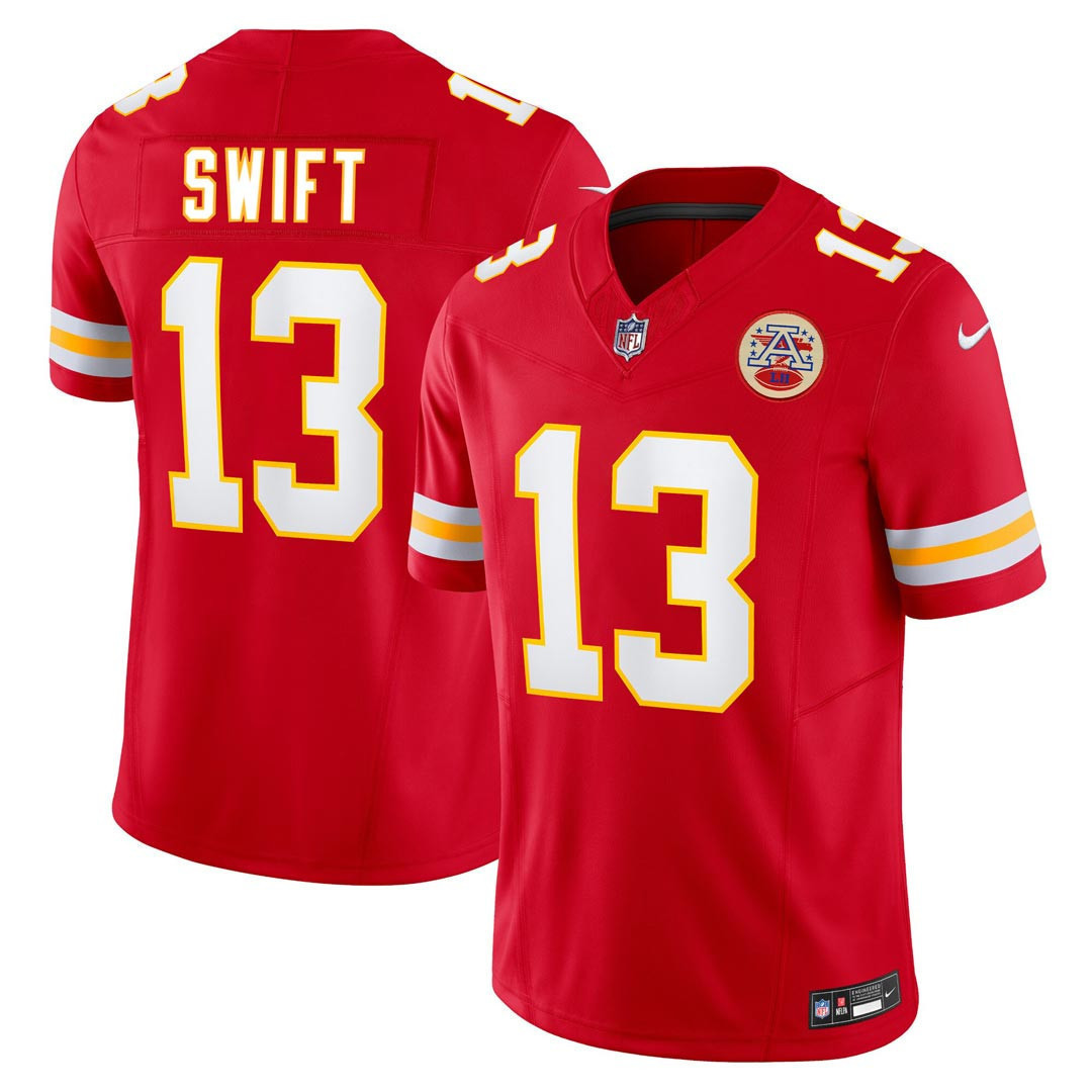 Men's Taylor Swift Kansas City Chiefs Limited Swift - 13 Jersey - All Stitched