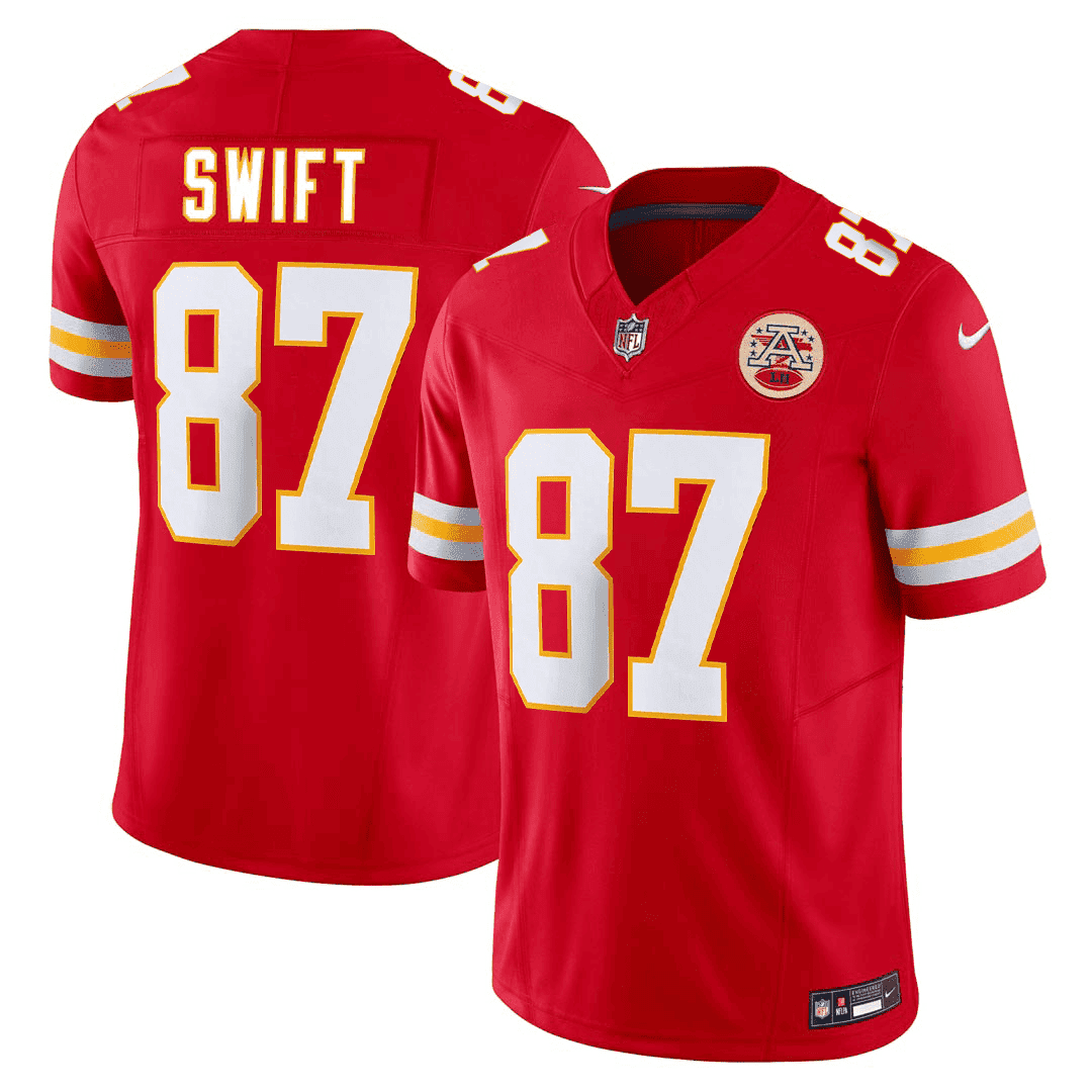 Men's Taylor Swift Kansas City Chiefs Limited Swift - 87 Jersey - All Stitched