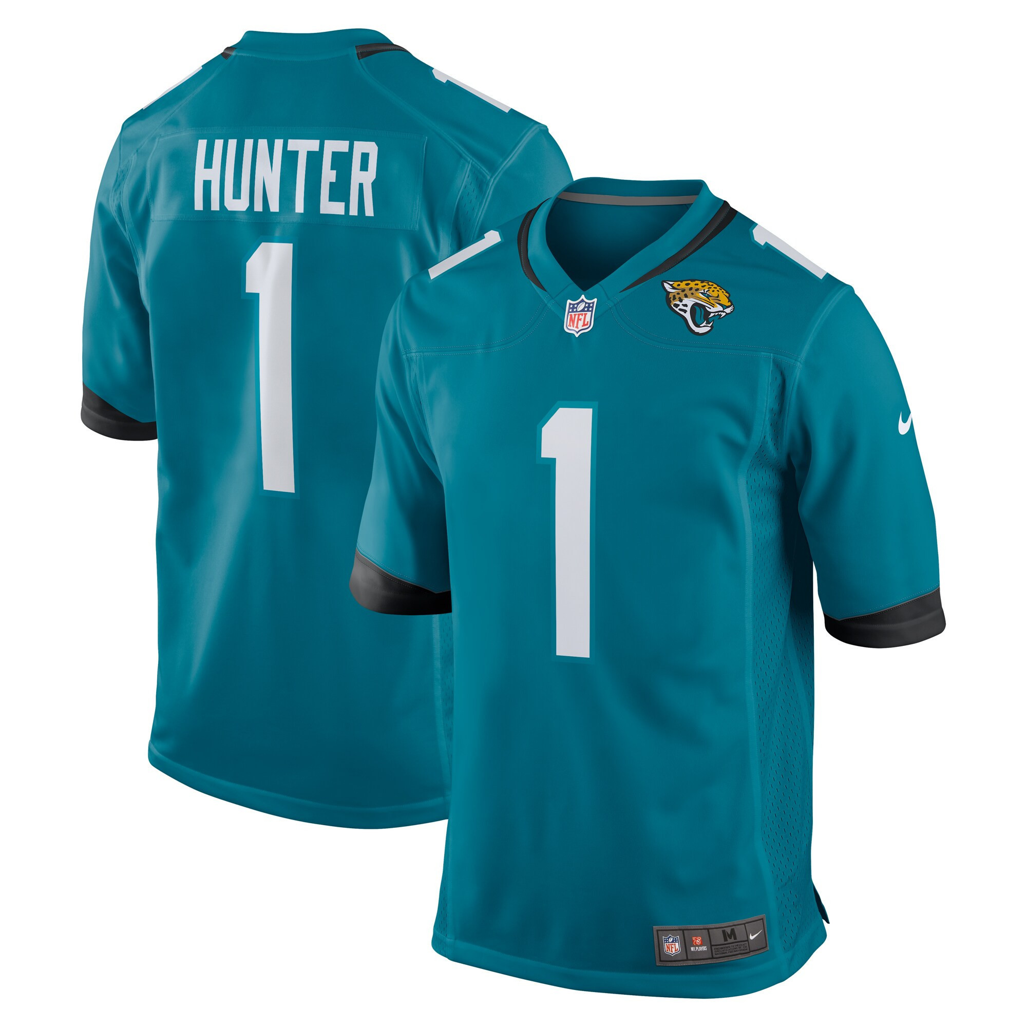 Men's Travis Hunter Jacksonville Jaguars 2025 Teal Jersey - All Stitched