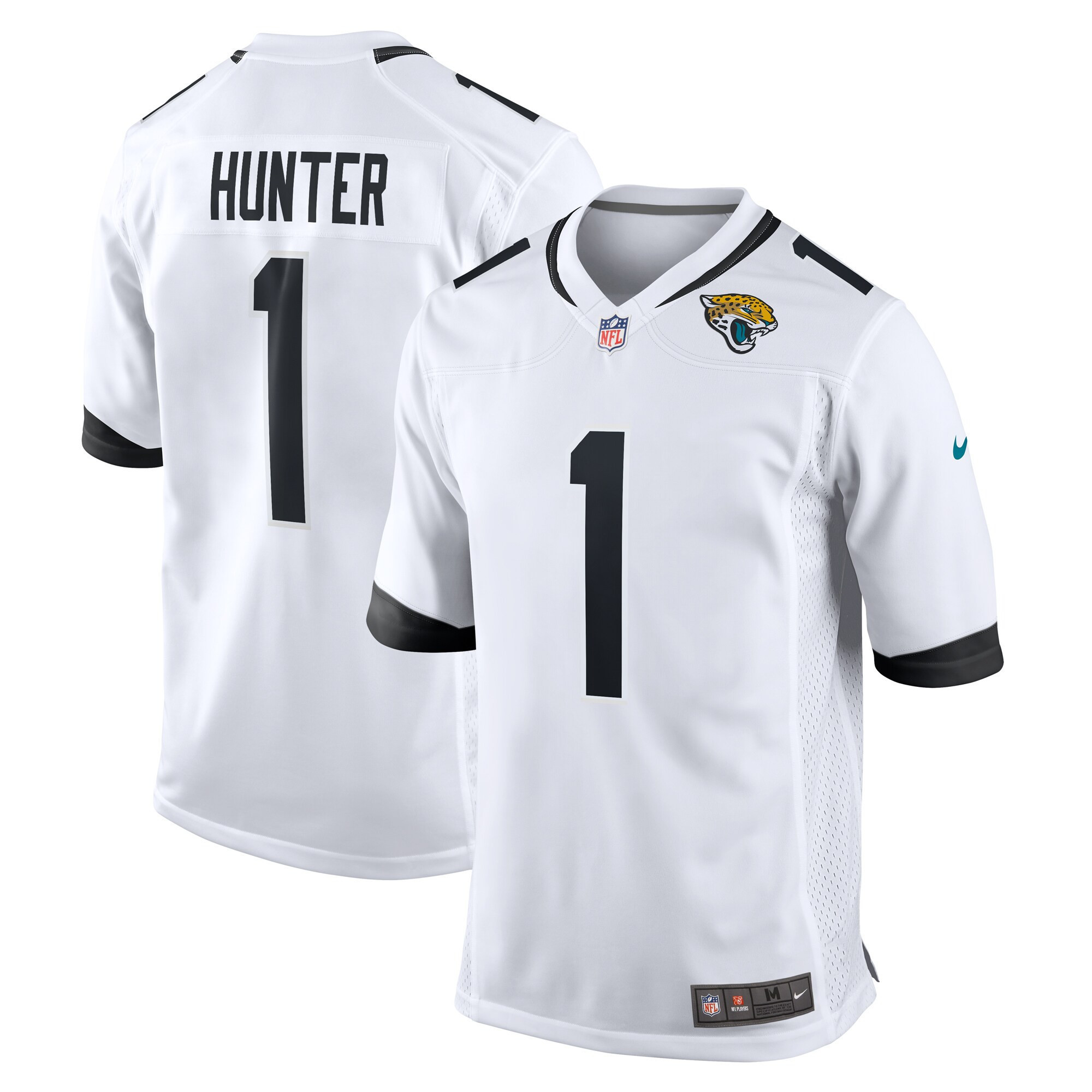 Men's Travis Hunter Jacksonville Jaguars 2025 White Jersey - All Stitched