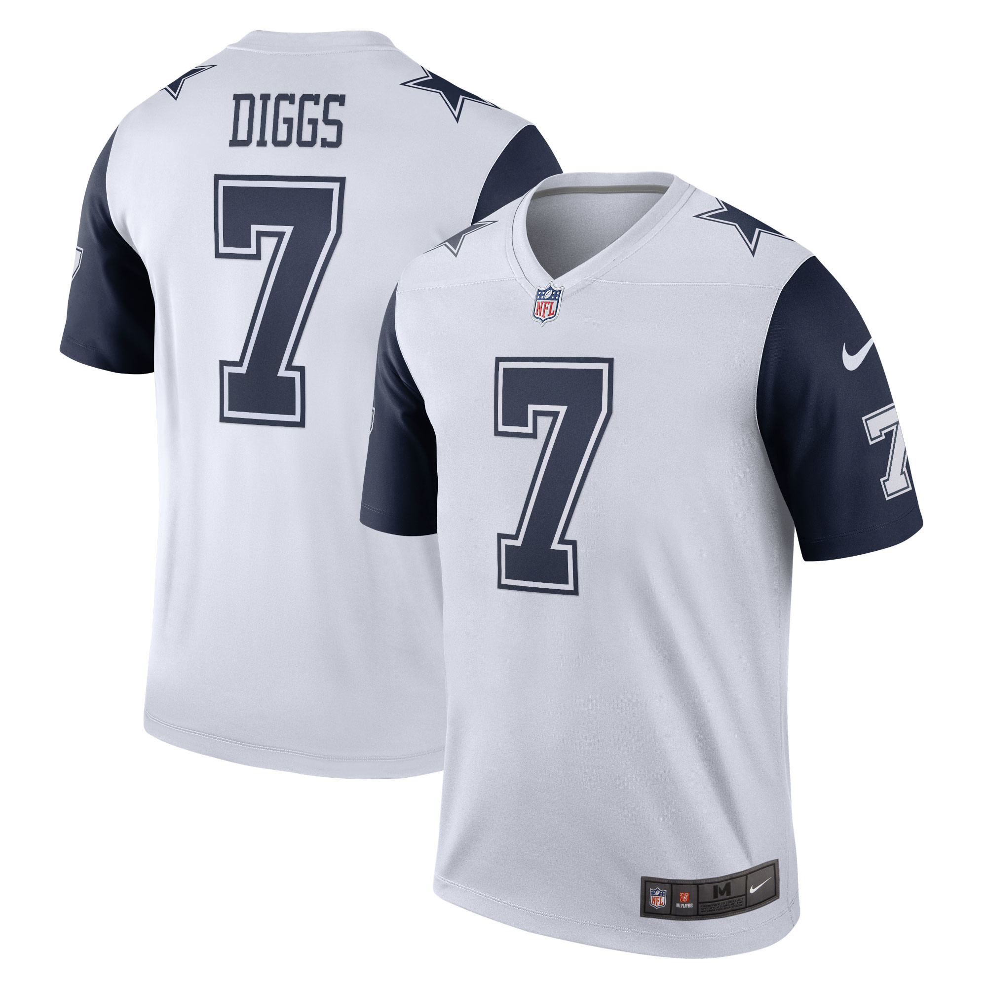 Men's Trevon Diggs Dallas Cowboys White/Navy Jersey - All Stitched
