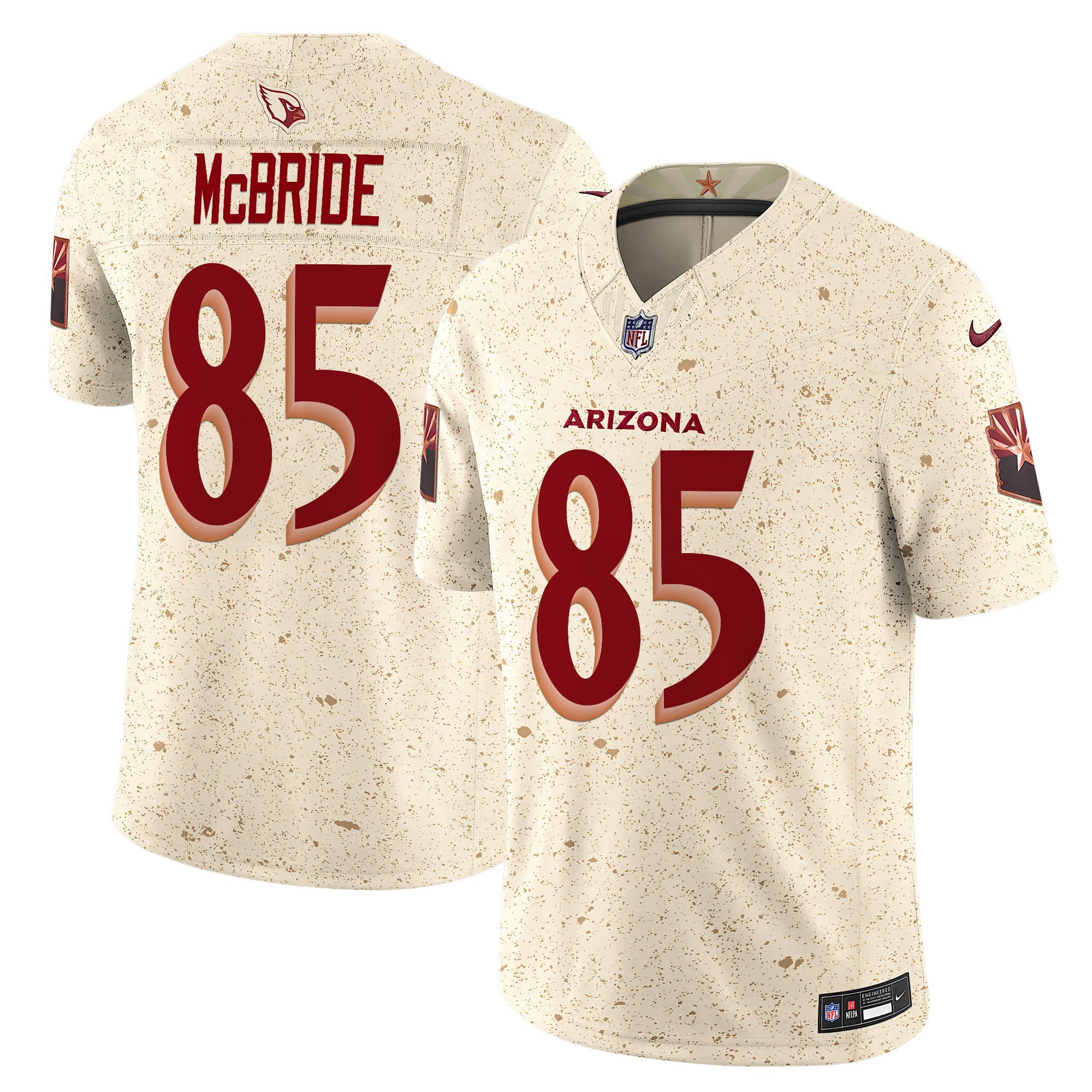 Men's Trey McBride Arizona Cardinals 2025 Rivalries Vapor Limited Jersey - All Stitched