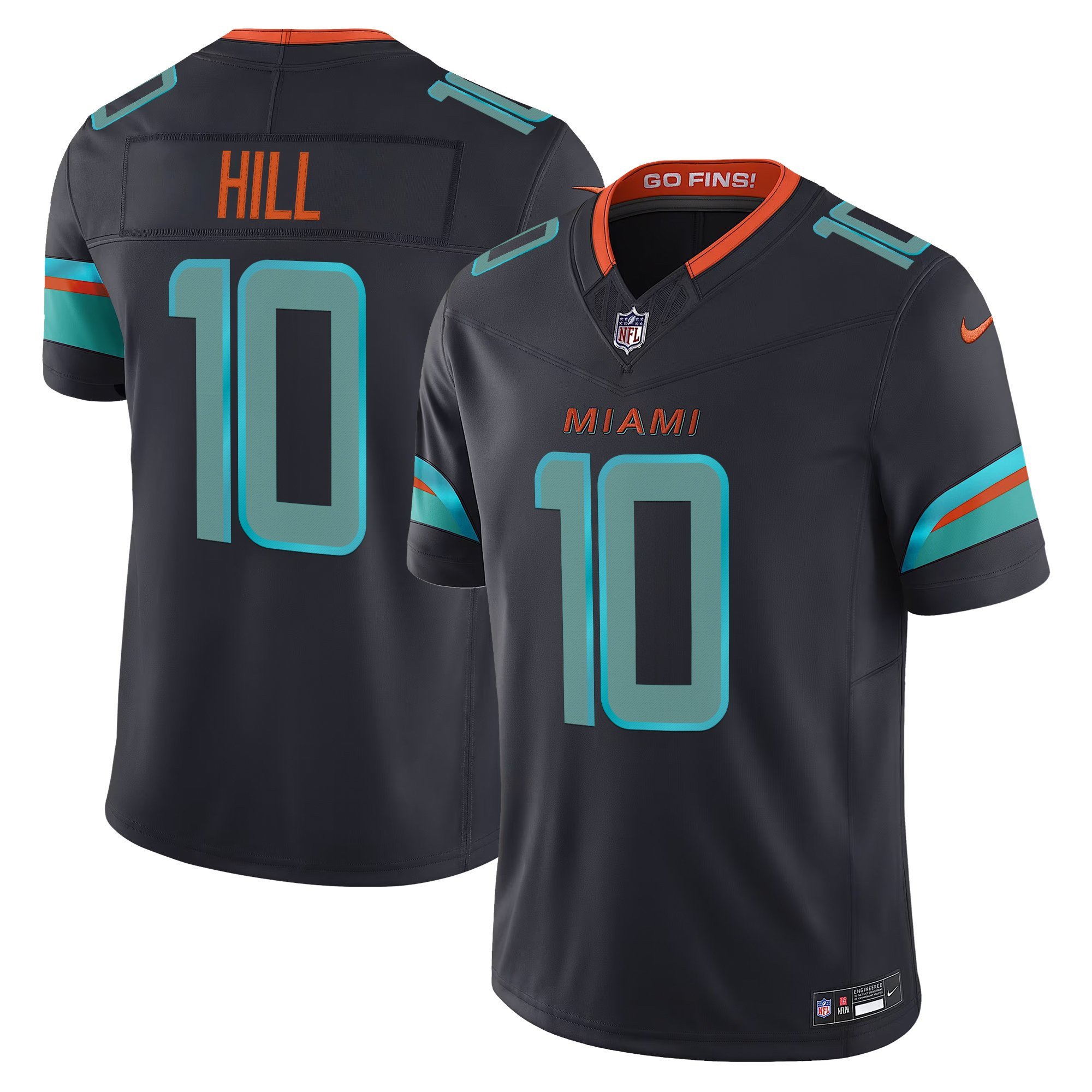 Men's Tyreek Hill Miami Dolphins 2025 "Rivalries" Vapor Limited Jersey - All Stitched