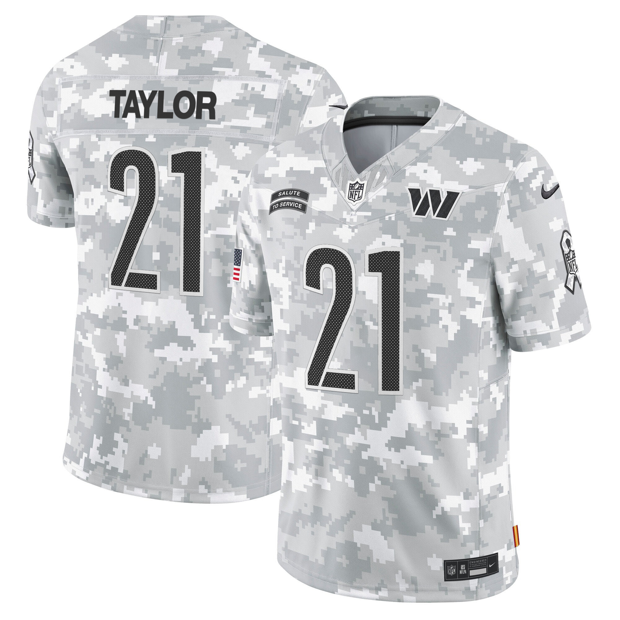Men's Washington Commanders 2024 Salute to Service Vapor Limited Sean Taylor Jersey - All Stitched