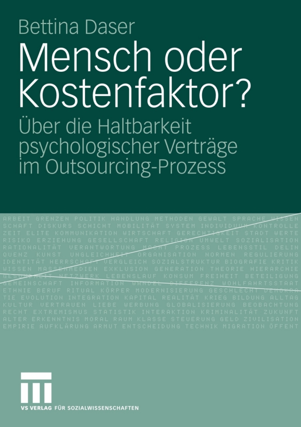 Mensch oder Kostenfaktor? Ãœber die Haltbarkeit psychologischer VertrÃ¤ge im Outsourcing-Prozess  â€“ PDF/EPUB Version Downloadable