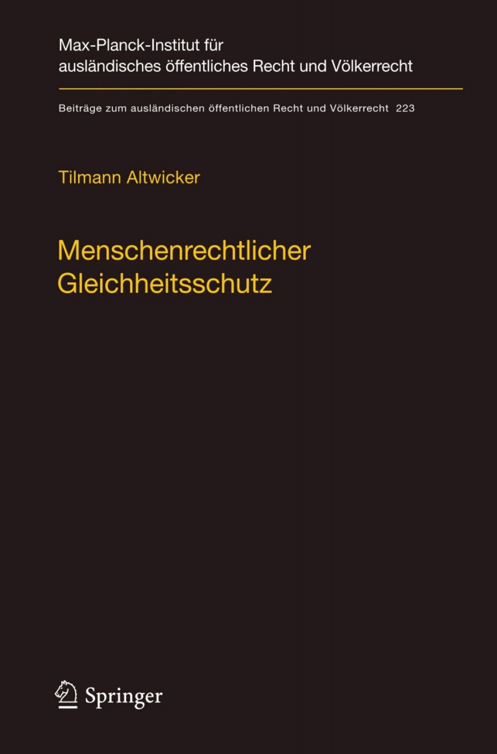 Menschenrechtlicher Gleichheitsschutz  â€“ PDF/EPUB Version Downloadable