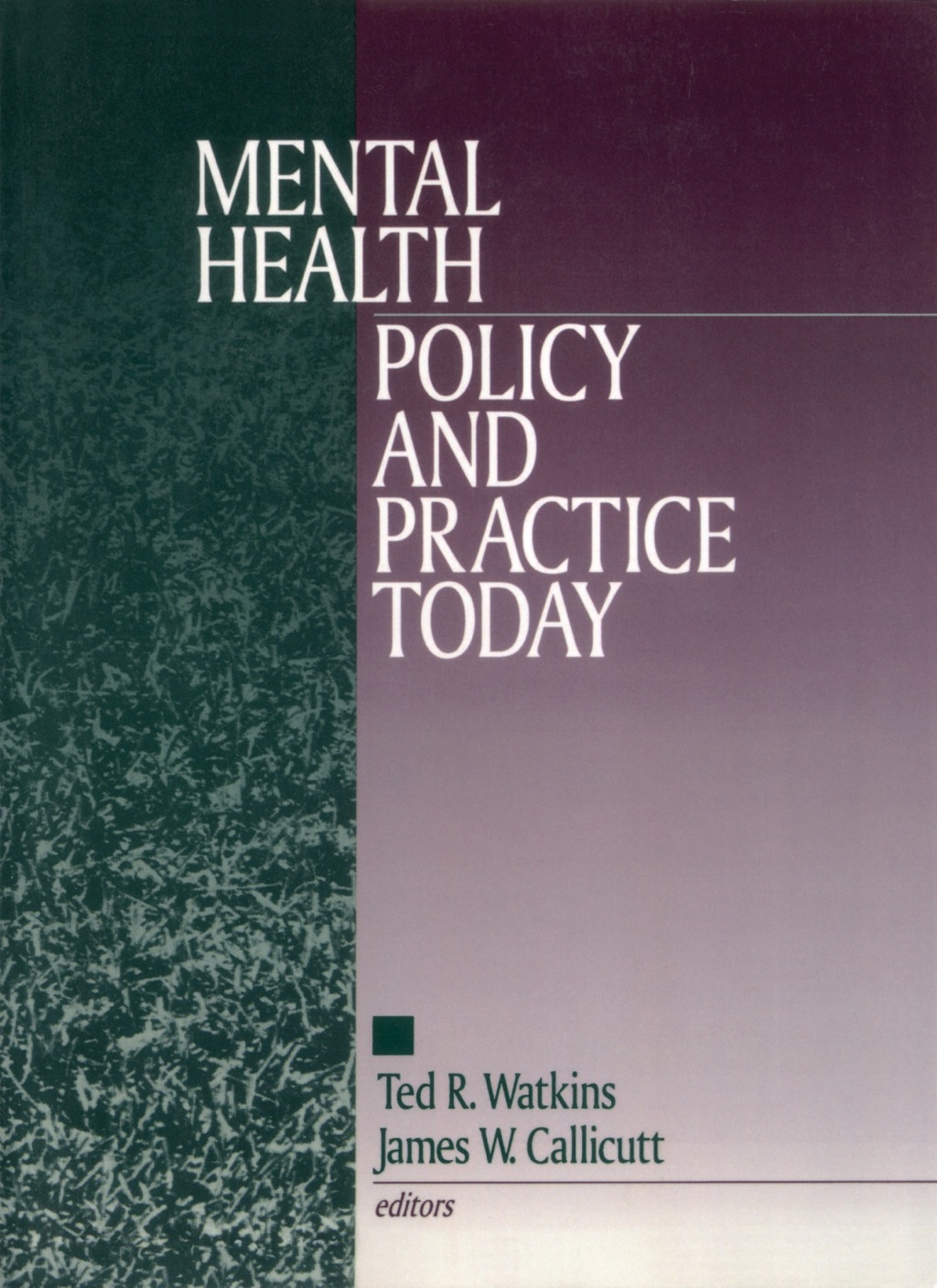 Mental Health Policy and Practice Today 1st Edition â€“ PDF/EPUB Version Downloadable