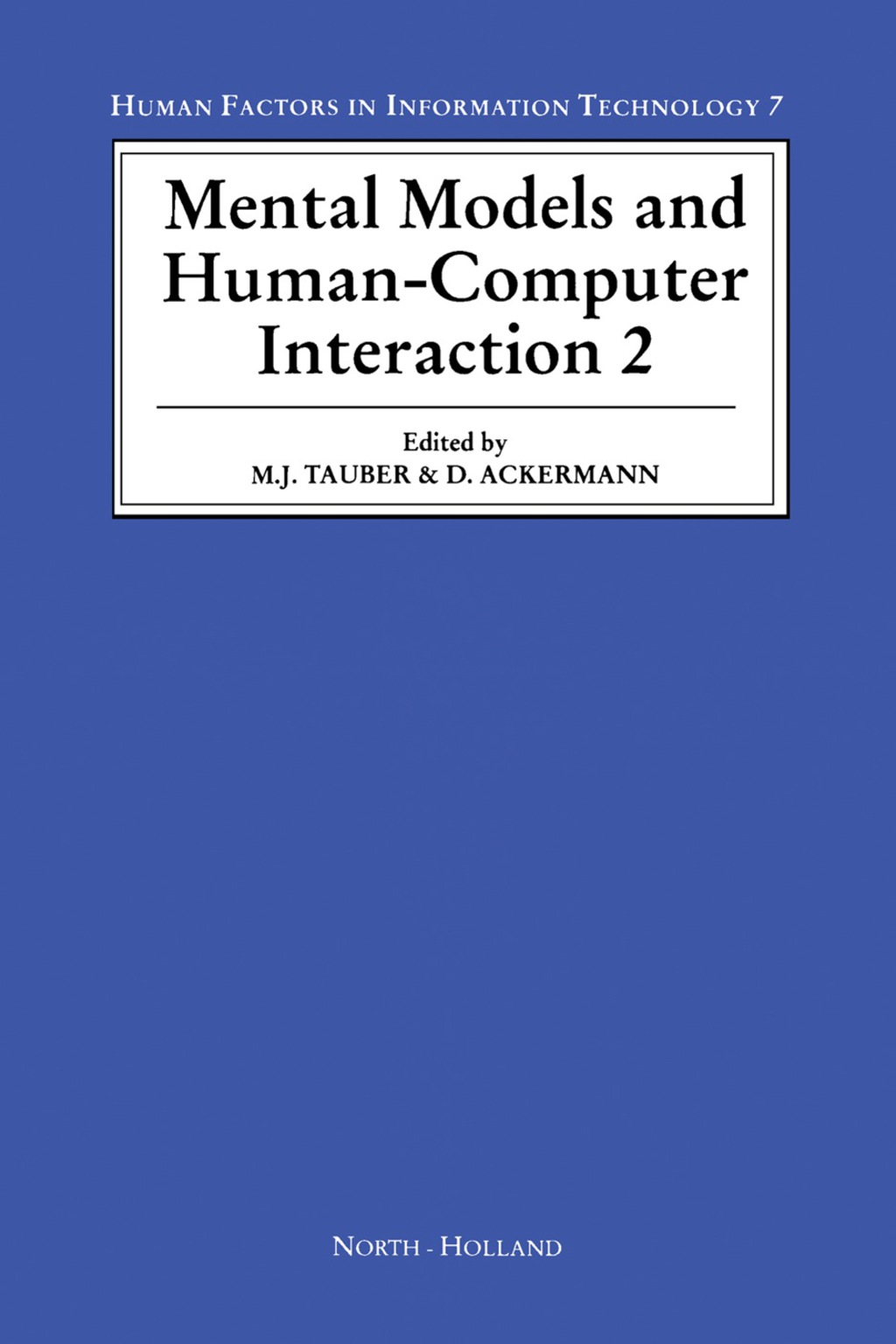 Mental Models and Human-Computer Interaction  â€“ PDF/EPUB Version Downloadable