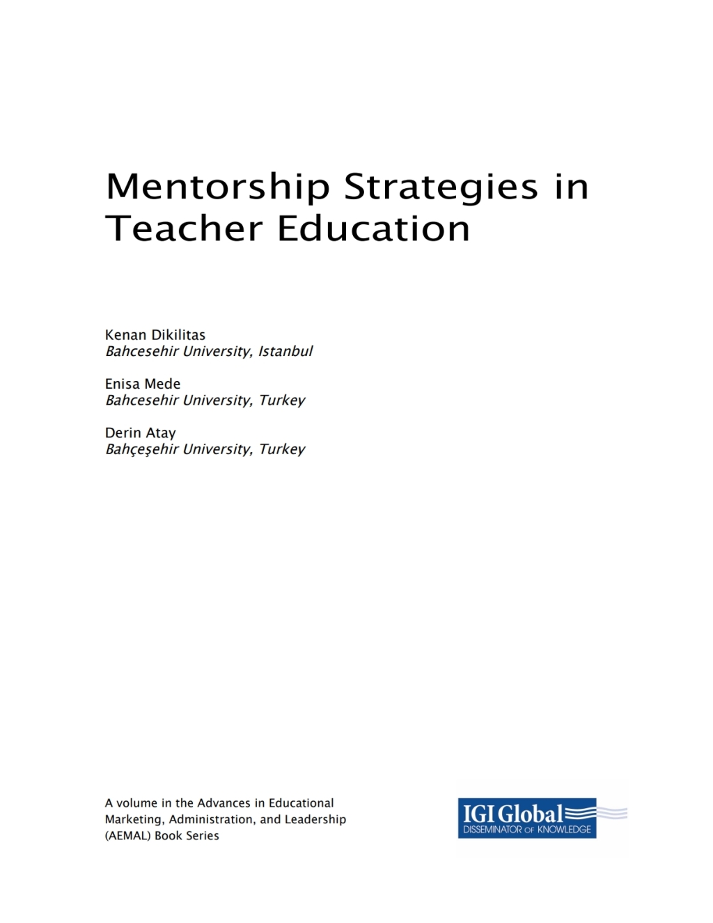 Mentorship Strategies in Teacher Education  â€“ PDF/EPUB Version Downloadable