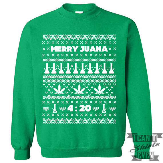 Merry Juana Ugly Christmas Sweater