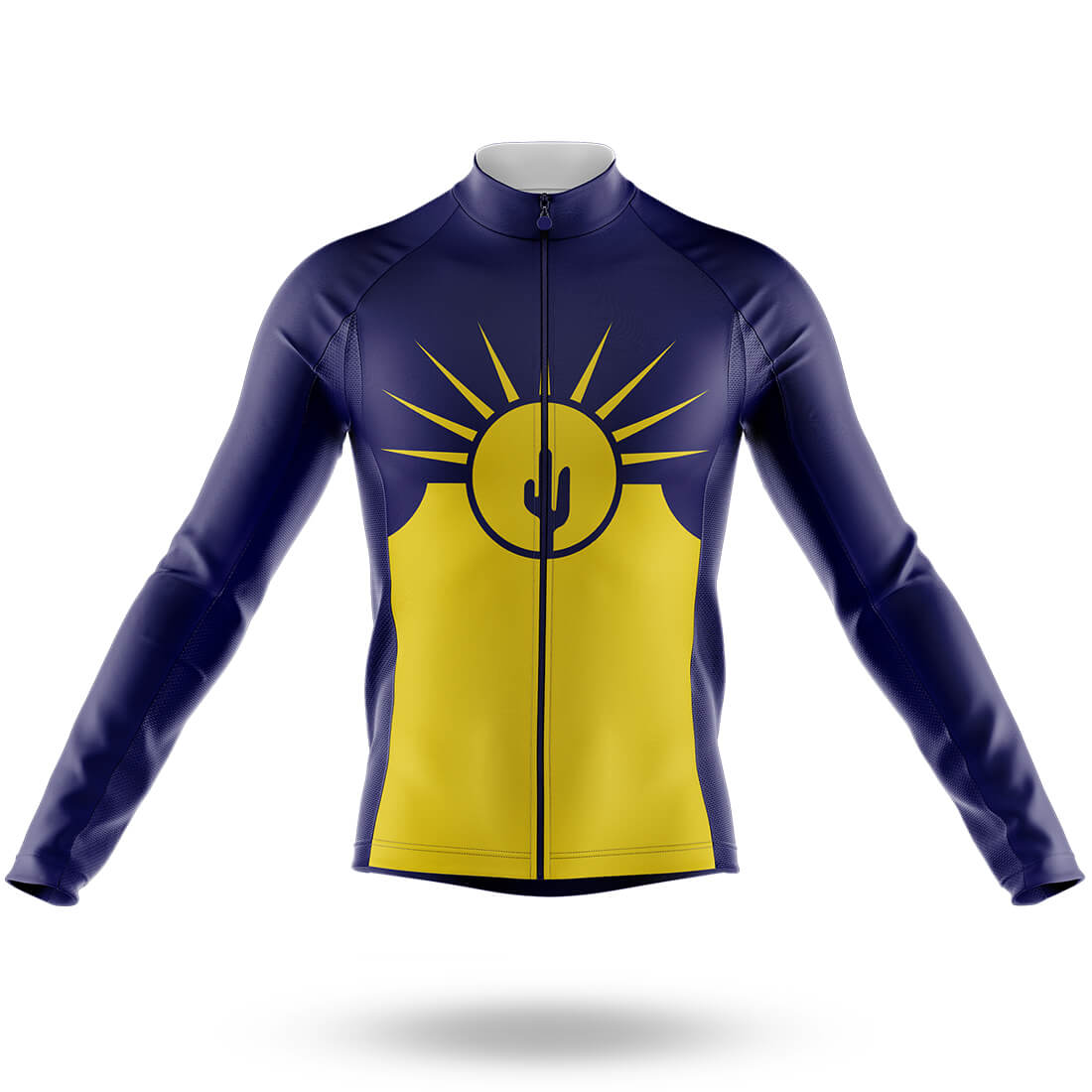 Mesa City - Men's Cycling Long Sleeve Jersey