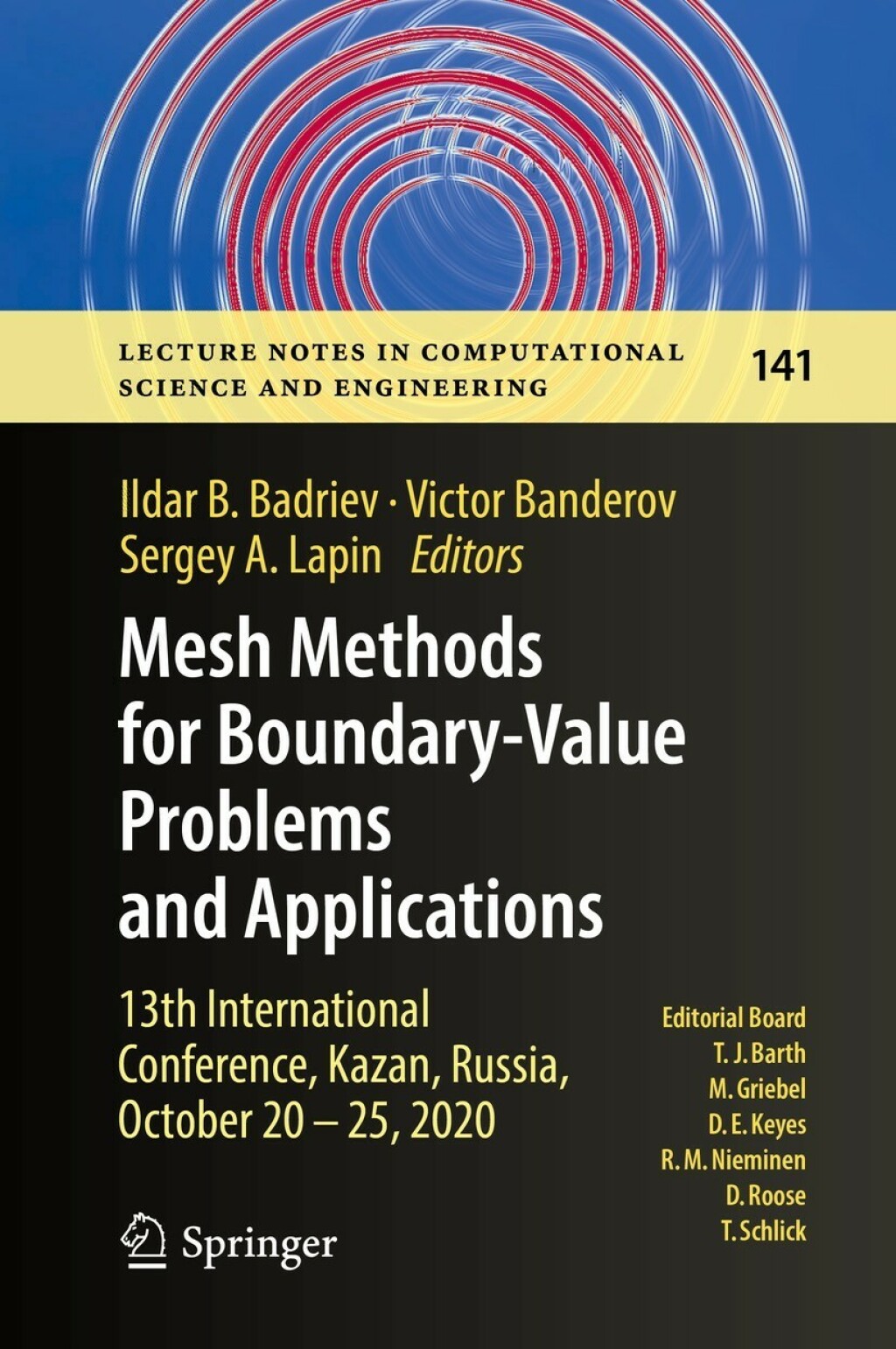 Mesh Methods for Boundary-Value Problems and Applications 13th International Conference, Kazan, Russia, October 20-25, 2020  â€“ PDF/EPUB Version Downloadable