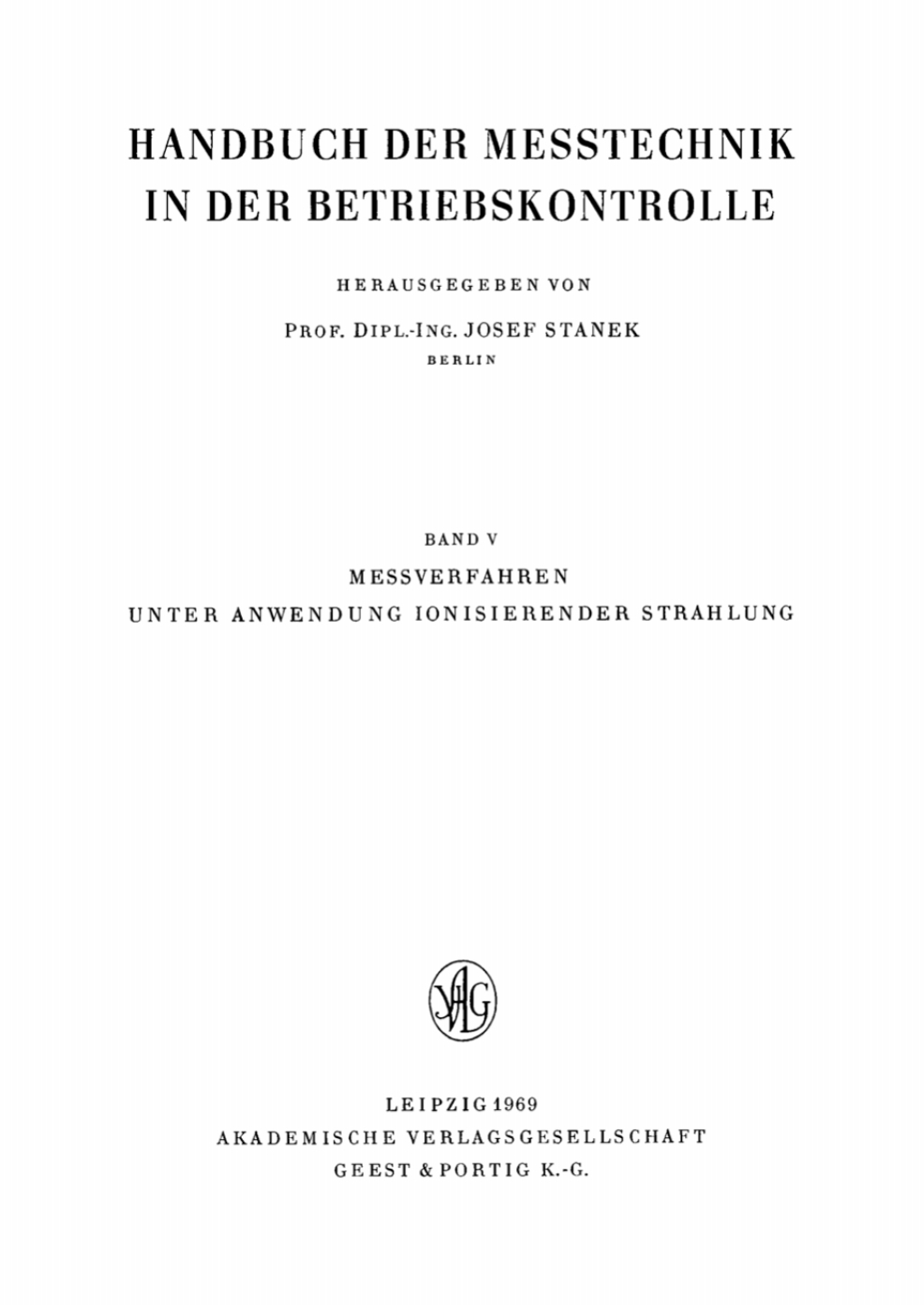 Messverfahren unter Anwendung ionisierender Strahlung 1st Edition â€“ PDF/EPUB Version Downloadable