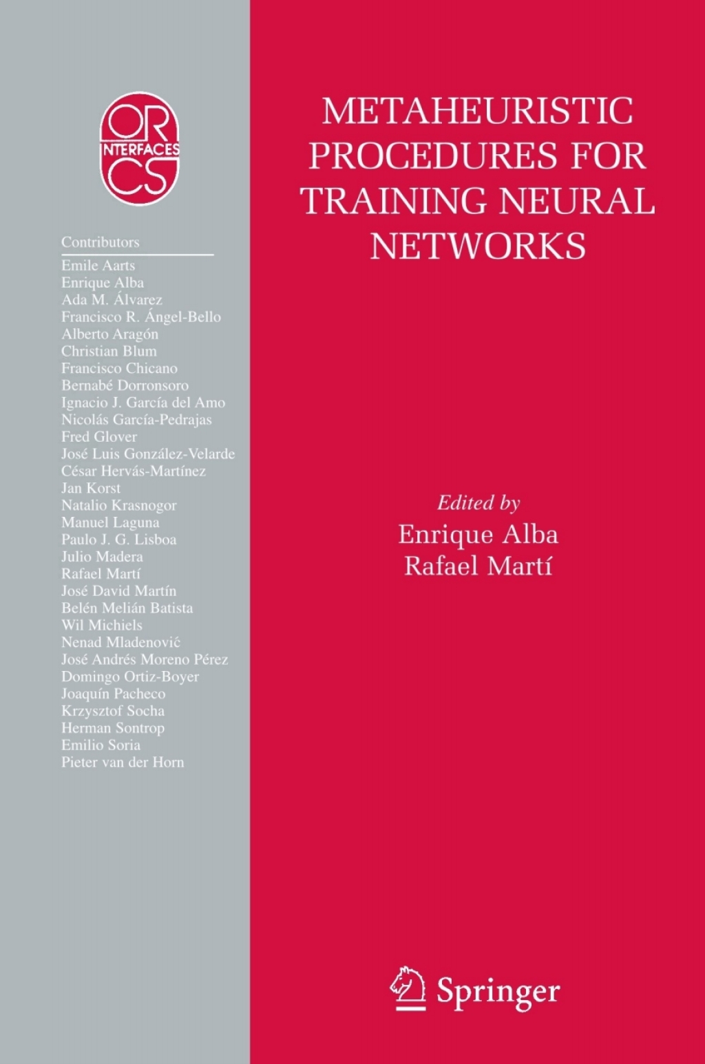 Metaheuristic Procedures for Training Neural Networks 1st Edition â€“ PDF/EPUB Version Downloadable