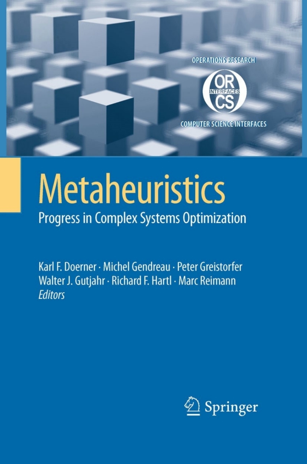Metaheuristics Progress in Complex Systems Optimization 1st Edition â€“ PDF/EPUB Version Downloadable