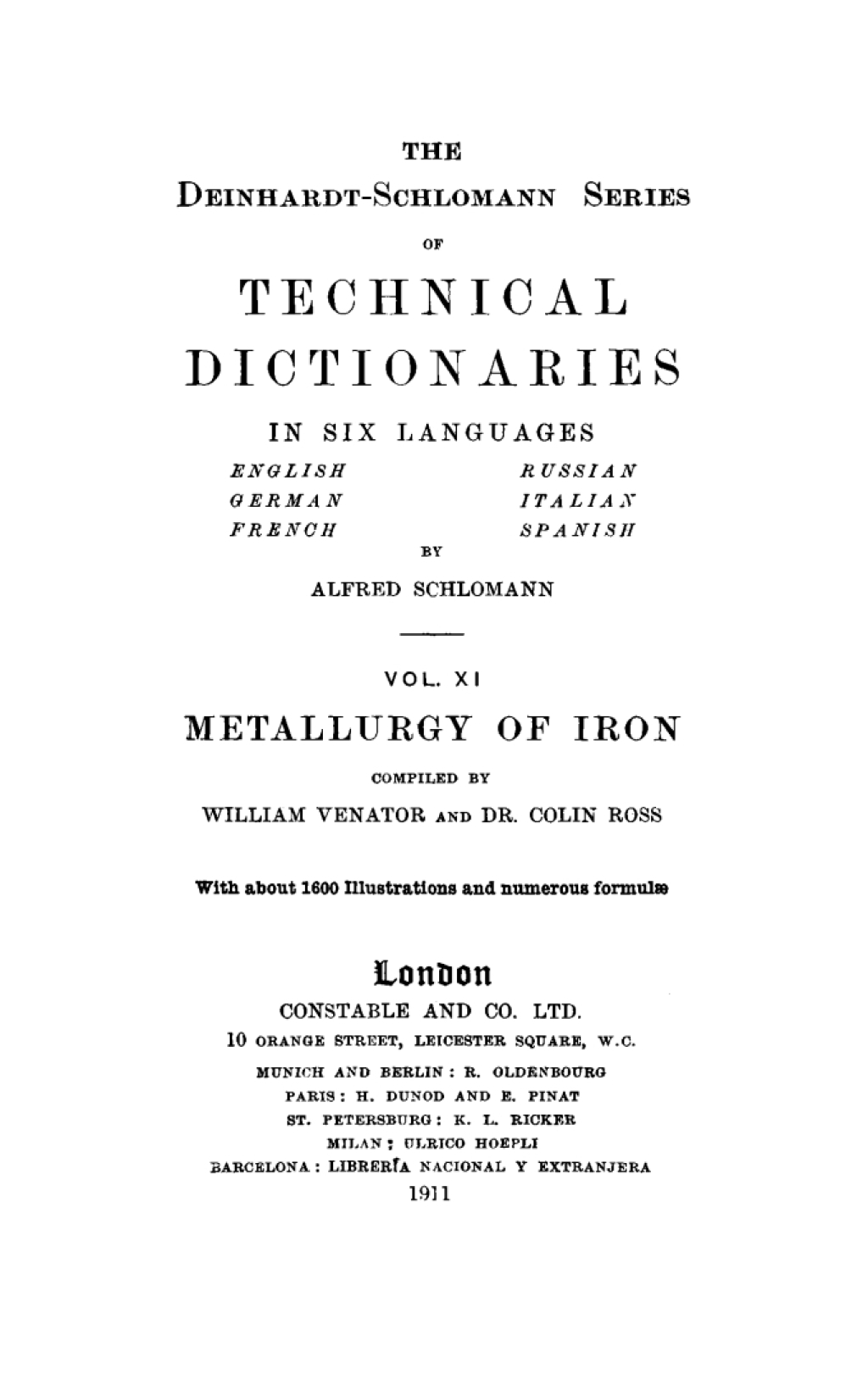 Metallurgy of iron 1st Edition â€“ PDF/EPUB Version Downloadable