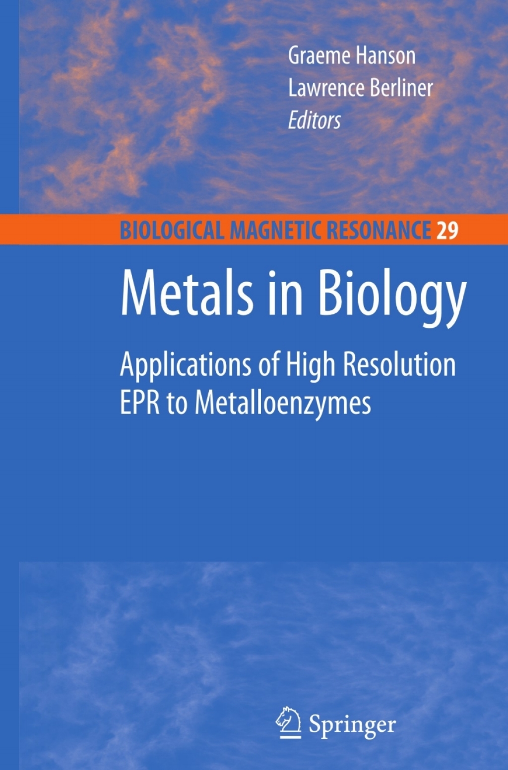 Metals in Biology Applications of High-Resolution EPR to Metalloenzymes 1st Edition â€“ PDF/EPUB Version Downloadable