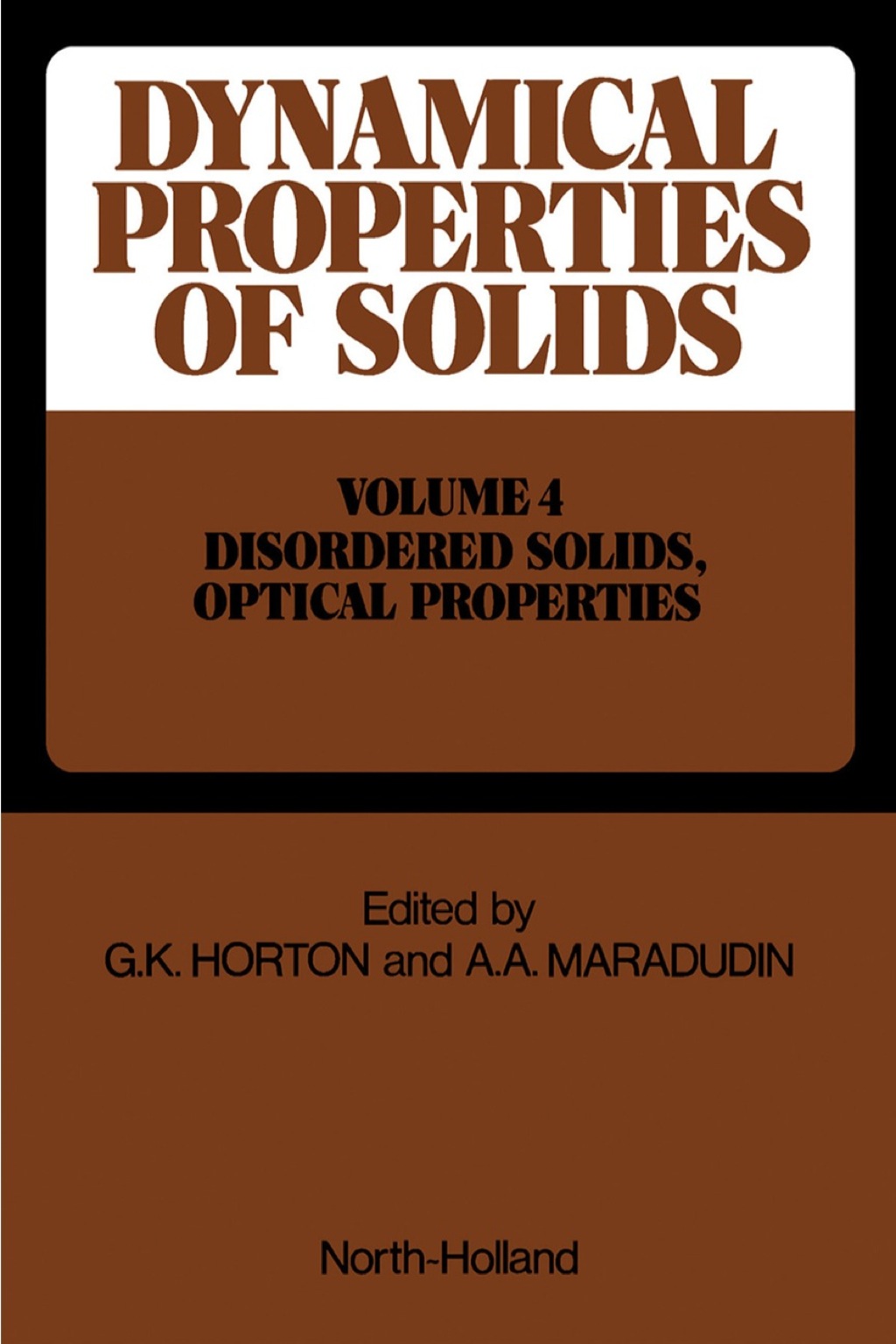 Metals, Superconductors, Magnetic Materials, Liquids Disordered Solids, Optical Properties  â€“ PDF/EPUB Version Downloadable