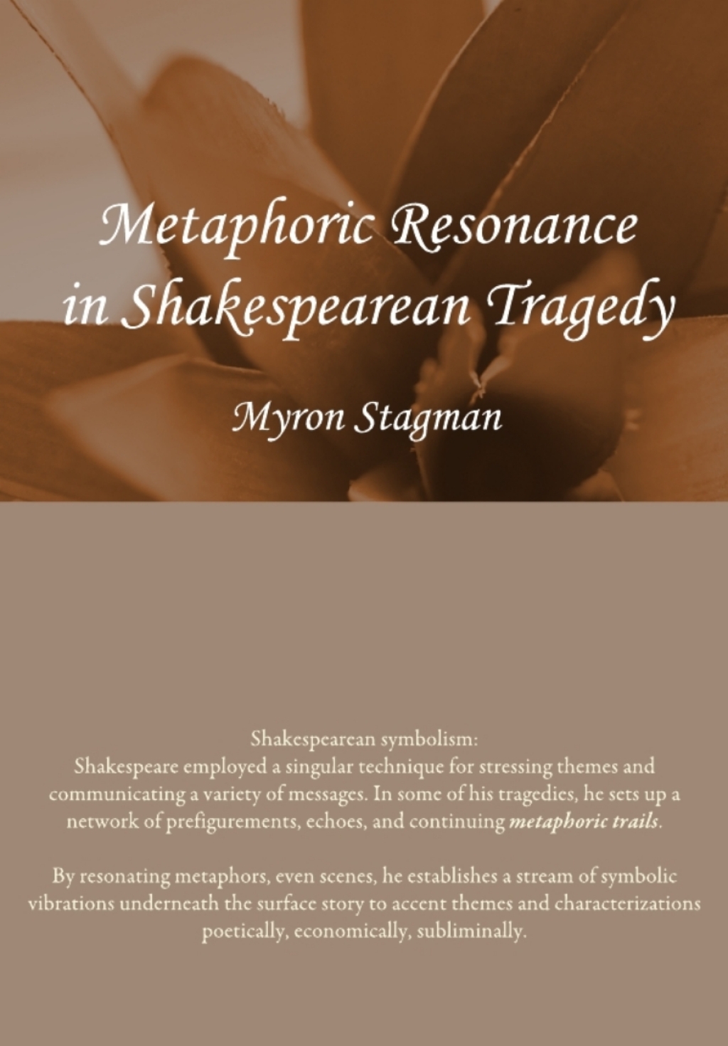 Metaphoric Resonance in Shakespearean Tragedy 1st Edition â€“ PDF/EPUB Version Downloadable