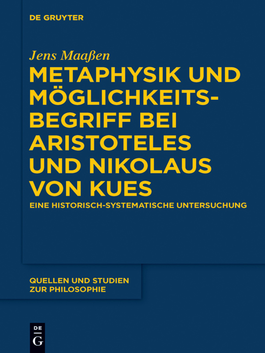 Metaphysik und Möglichkeitsbegriff bei Aristoteles und Nikolaus von Kues Eine historisch-systematische Untersuchung 1st Edition – PDF/EPUB Version Downloadable