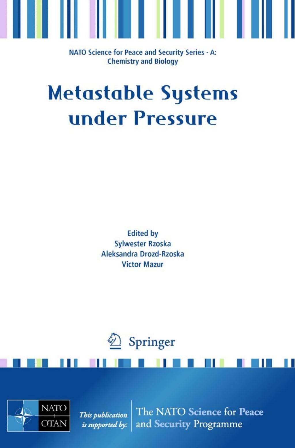 Metastable Systems under Pressure 1st Edition â€“ PDF/EPUB Version Downloadable