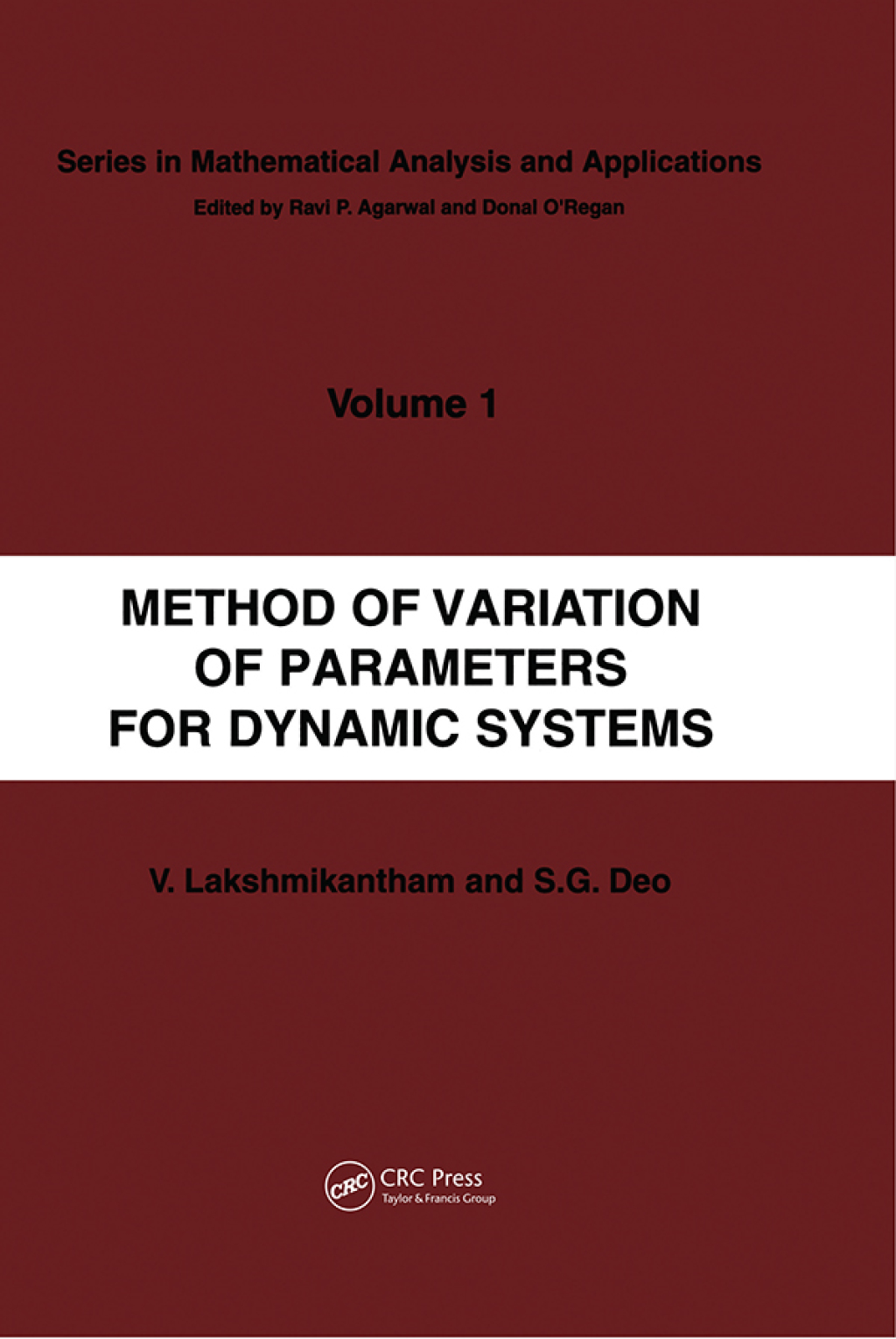 Method of Variation of Parameters for Dynamic Systems 1st Edition â€“ PDF/EPUB Version Downloadable