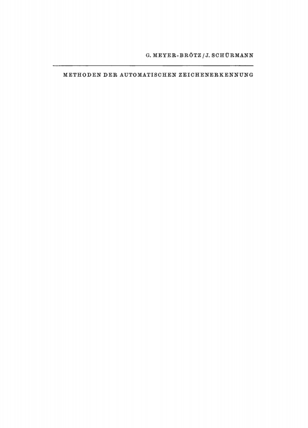 Methoden der automatischen Zeichenerkennung 1st Edition â€“ PDF/EPUB Version Downloadable