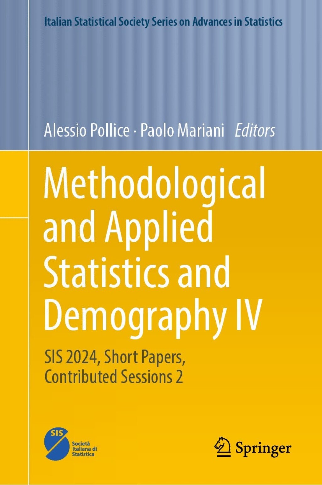 Methodological and Applied Statistics and Demography IV SIS 2024, Short Papers, Contributed Sessions 2  â€“ PDF/EPUB Version Downloadable