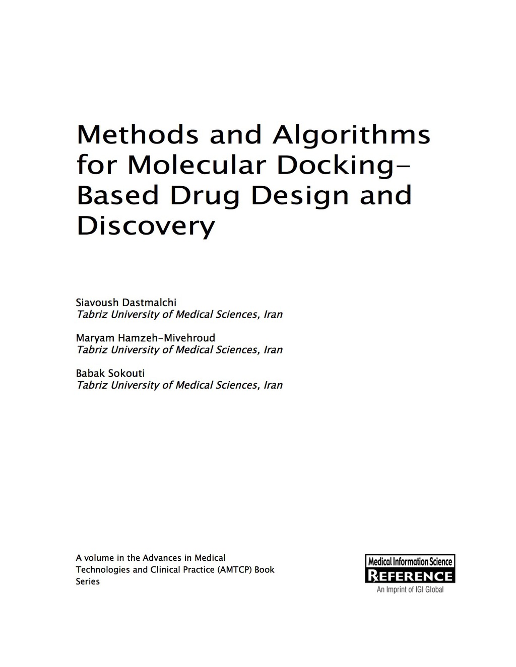 Methods and Algorithms for Molecular Docking-Based Drug Design and Discovery  â€“ PDF/EPUB Version Downloadable