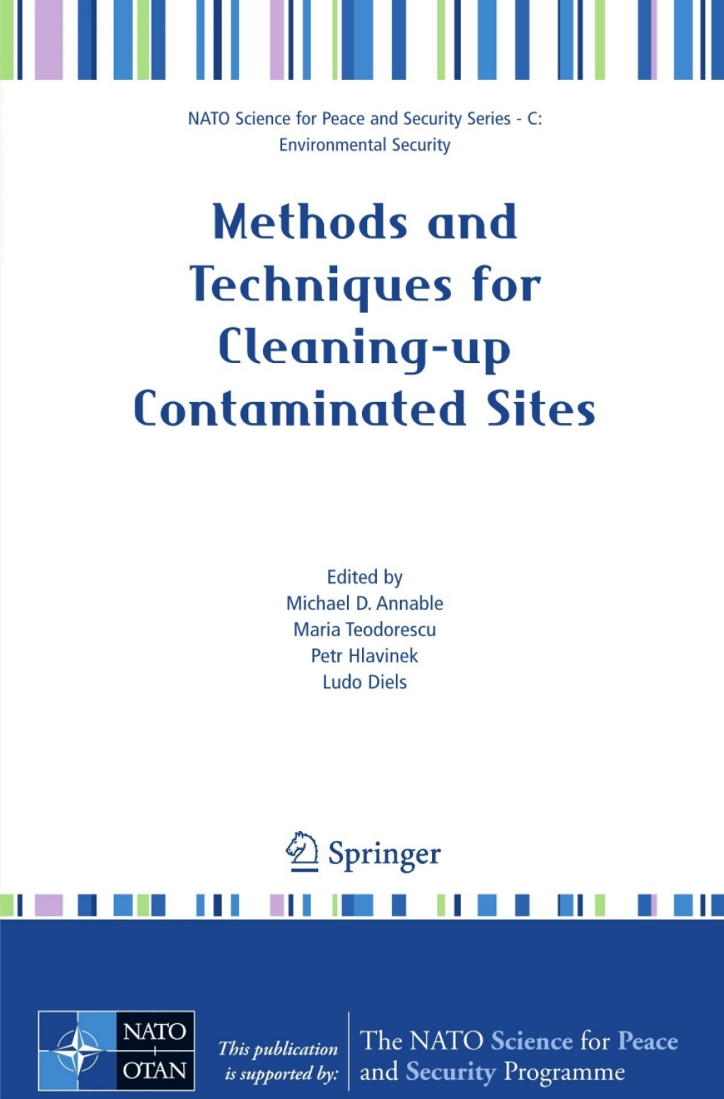 Methods and Techniques for Cleaning-up Contaminated Sites 1st Edition â€“ PDF/EPUB Version Downloadable