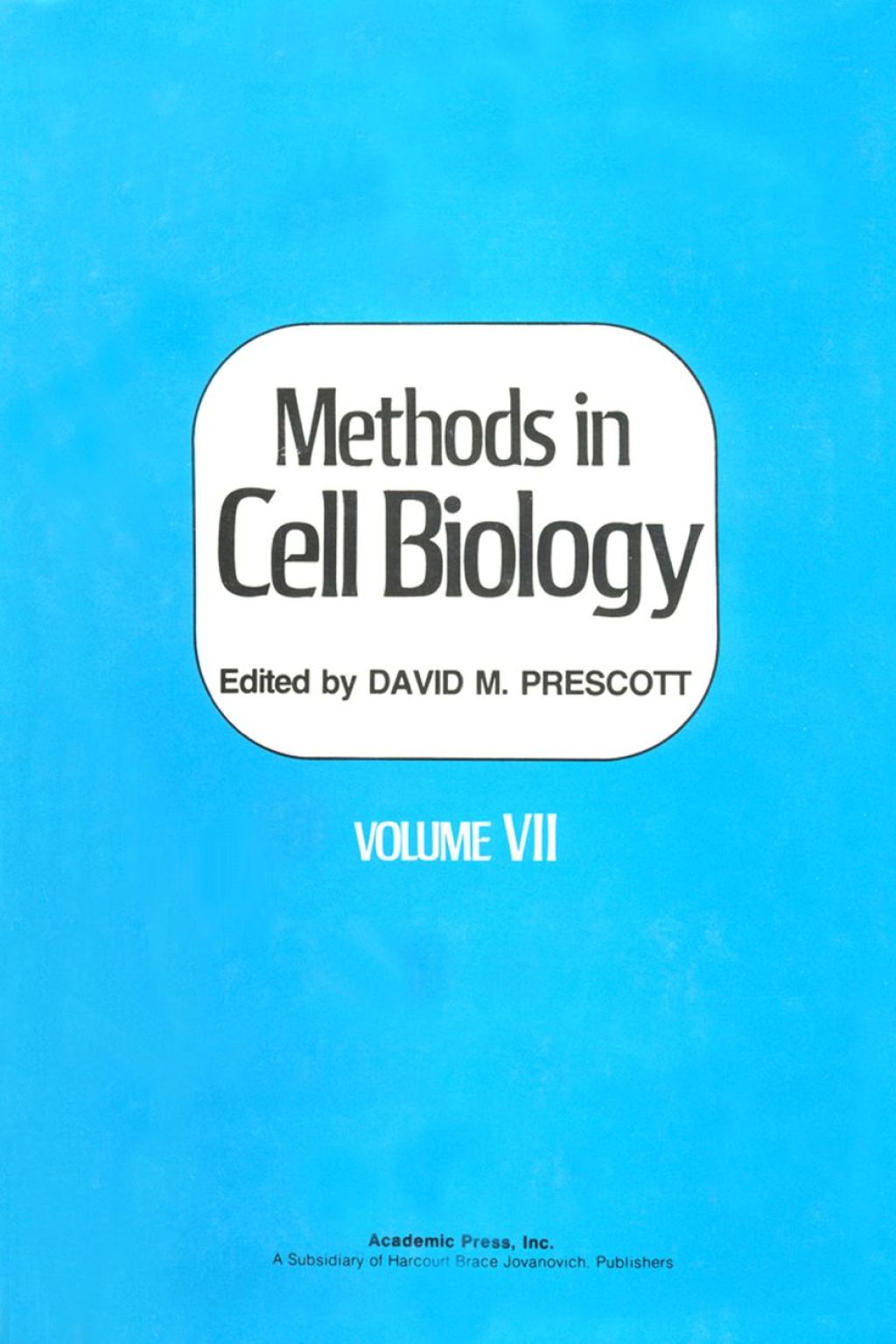 METHODS IN CELL BIOLOGY,VOLUME 7  â€“ PDF/EPUB Version Downloadable