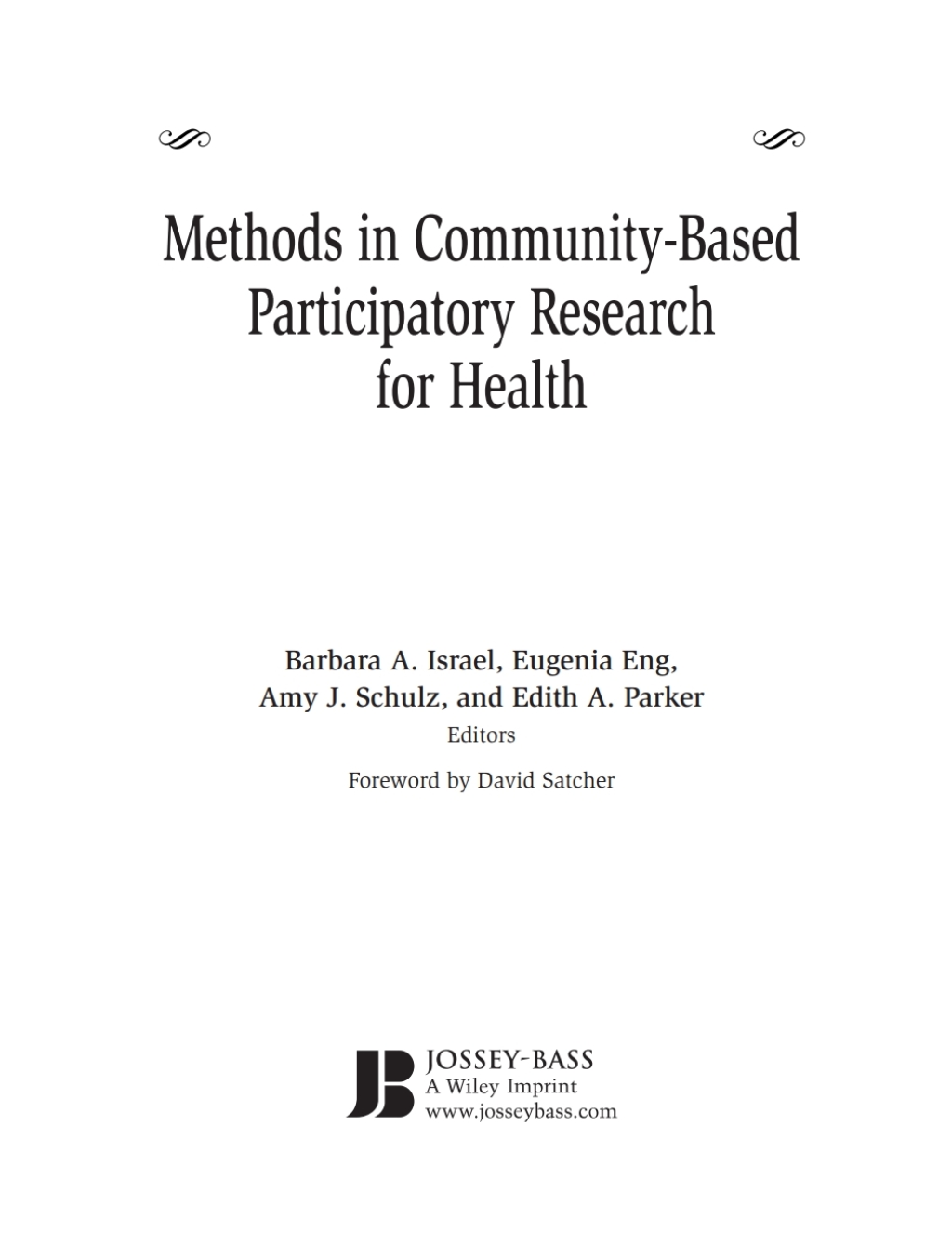 Methods in Community-Based Participatory Research for Health 1st Edition â€“ PDF/EPUB Version Downloadable