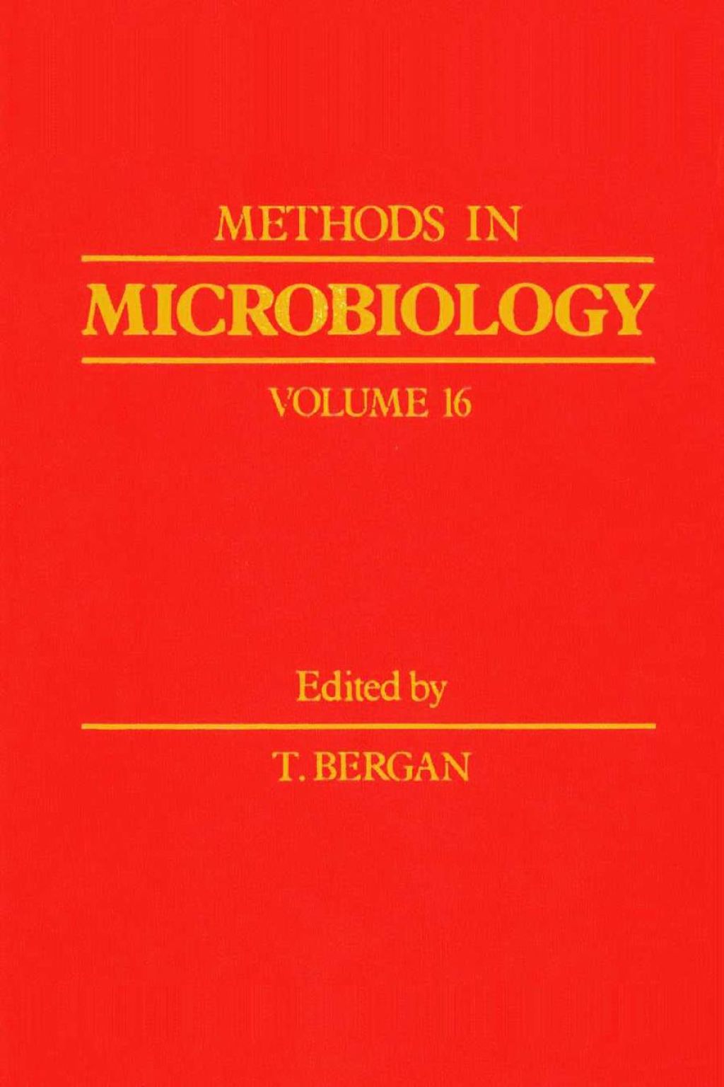 Methods in Microbiology: Volume 16  â€“ PDF/EPUB Version Downloadable
