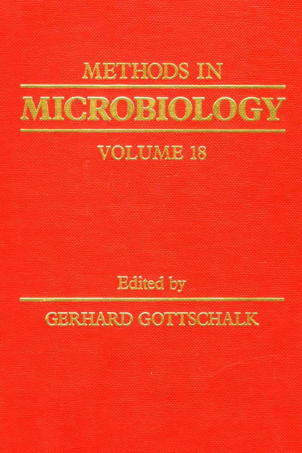 Methods in Microbiology: Volume 18  â€“ PDF/EPUB Version Downloadable