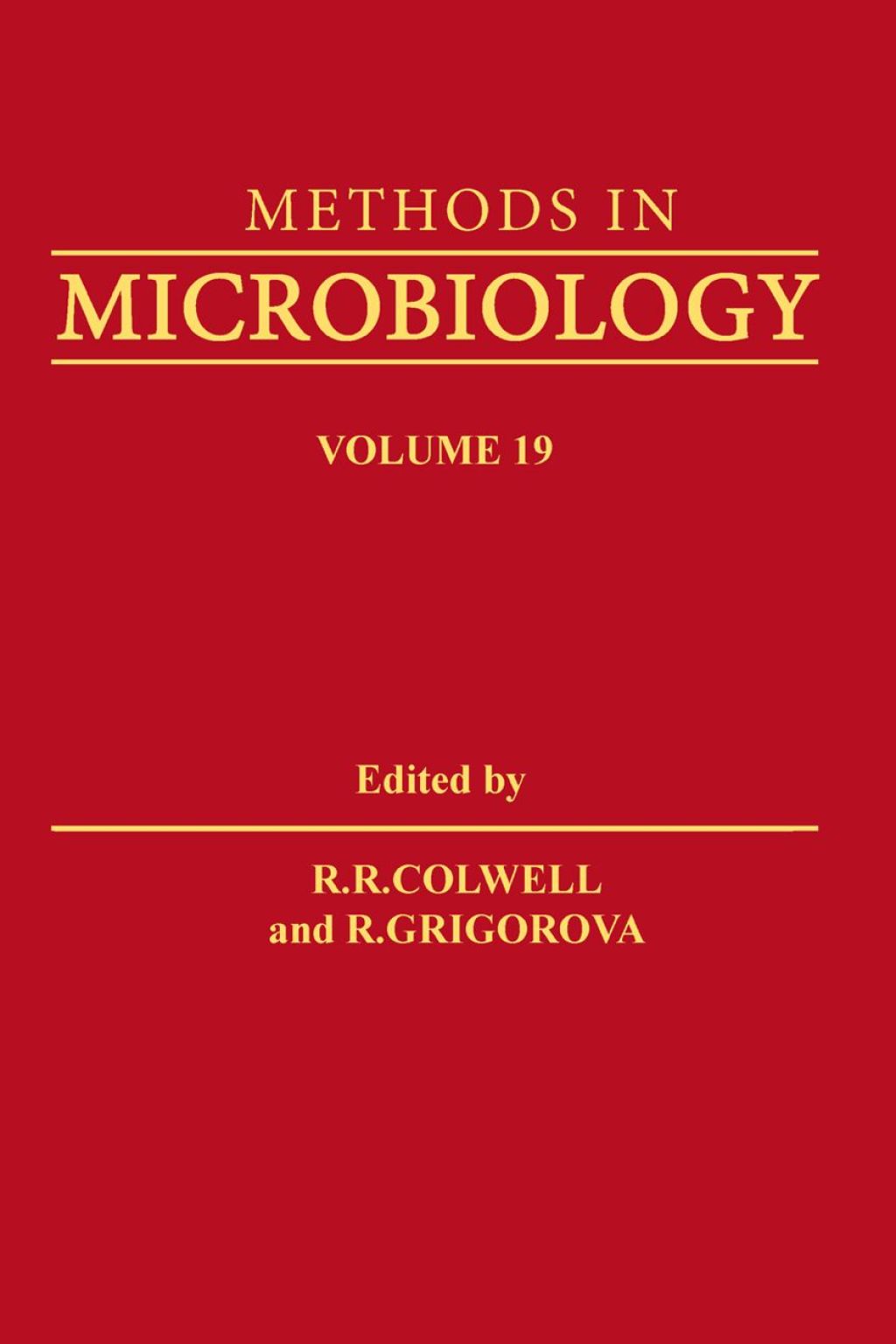 Methods in Microbiology: Volume 19  â€“ PDF/EPUB Version Downloadable