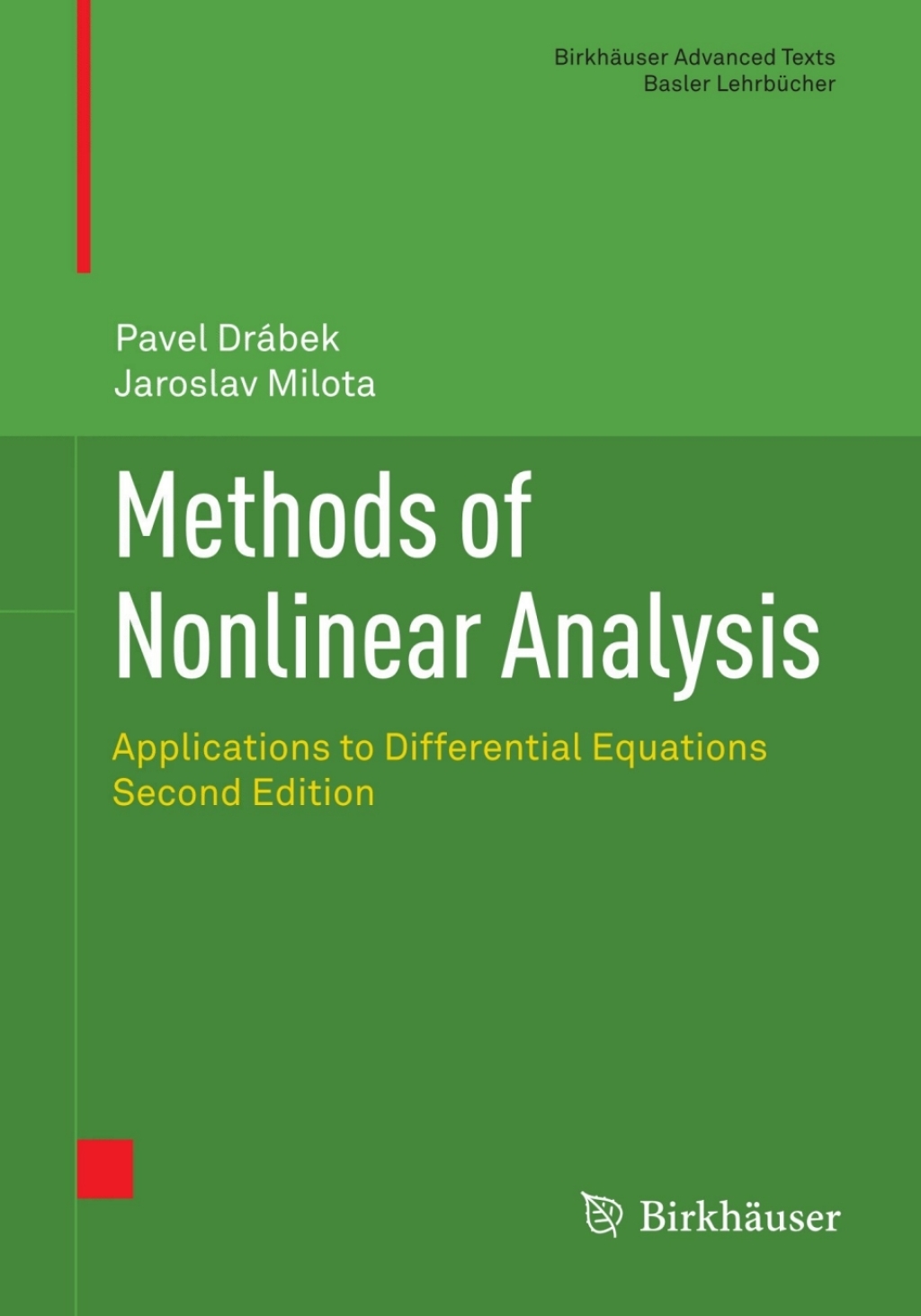 Methods of Nonlinear Analysis Applications to Differential Equations 2nd Edition â€“ PDF/EPUB Version Downloadable