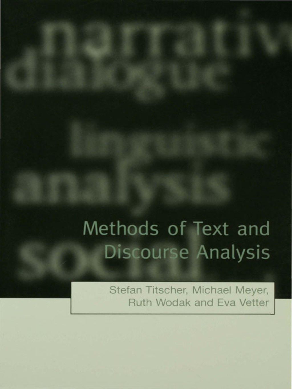 Methods of Text and Discourse Analysis In Search of Meaning 1st Edition â€“ PDF/EPUB Version Downloadable