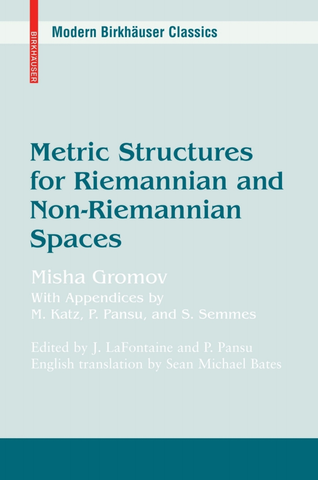 Metric Structures for Riemannian and Non-Riemannian Spaces  â€“ PDF/EPUB Version Downloadable
