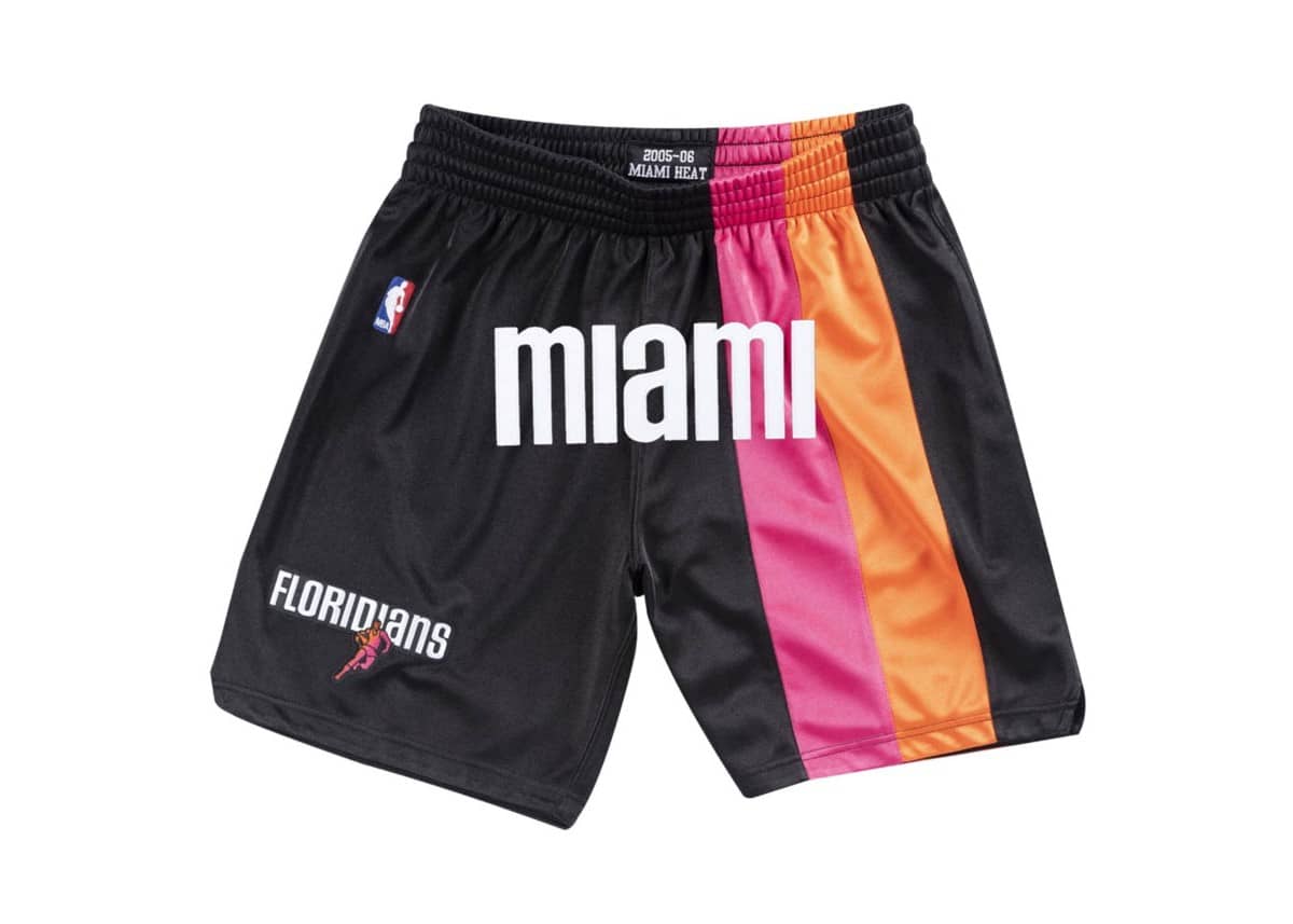 Miami Heat 2005-2006 M&N Alternate MIAMI Shorts - Basketball Shorts Store
