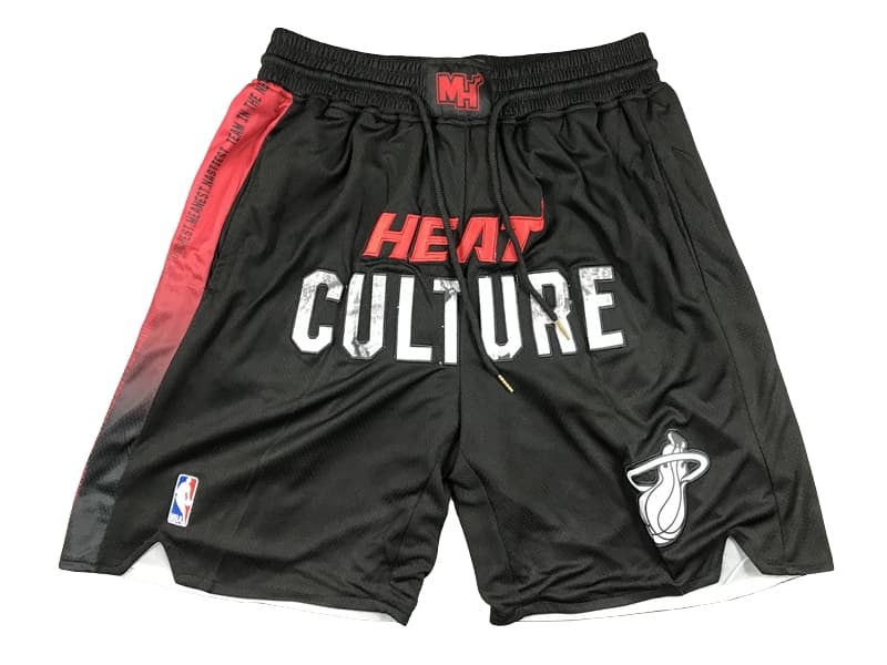 Miami Heat 2023-24 Black City Edition Shorts - Basketball Shorts Store