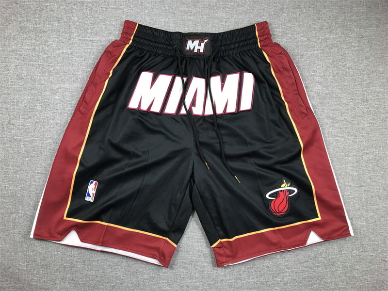 Miami Heat Black Shorts - Icon Edition - Basketball Shorts Store