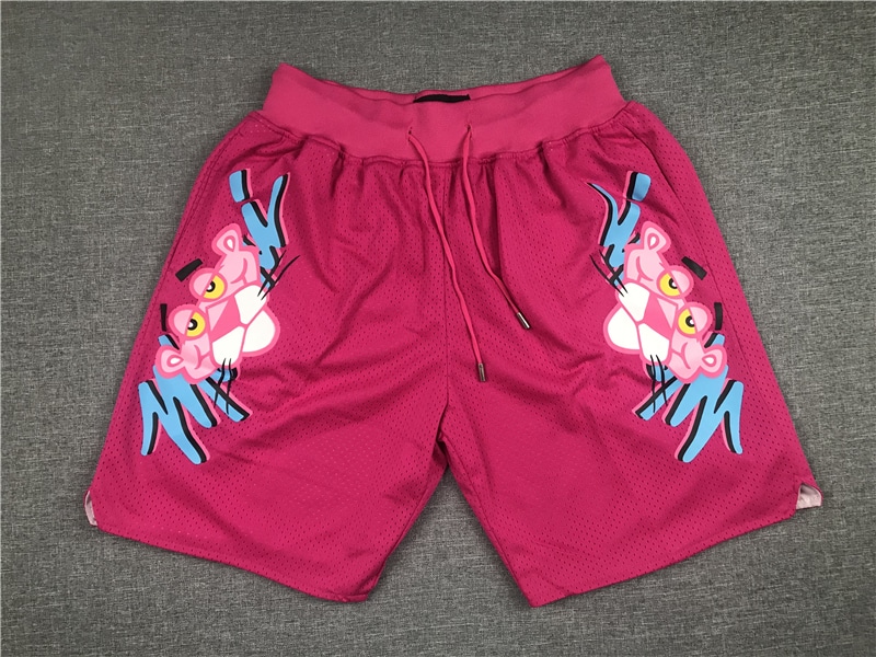 Miami Heat Pink Panther Vice Pink Basketball Shorts - Basketball Shorts Store