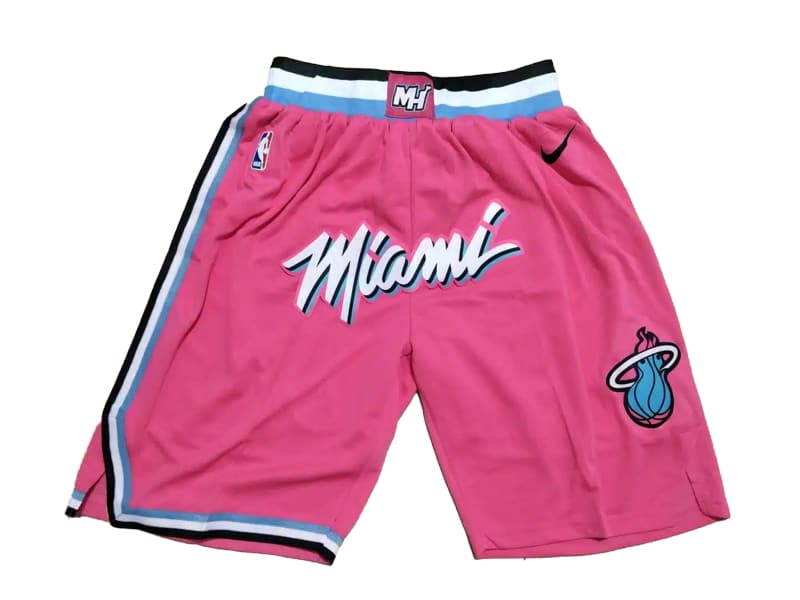 Miami Heat Pink Shorts - Basketball Shorts Store