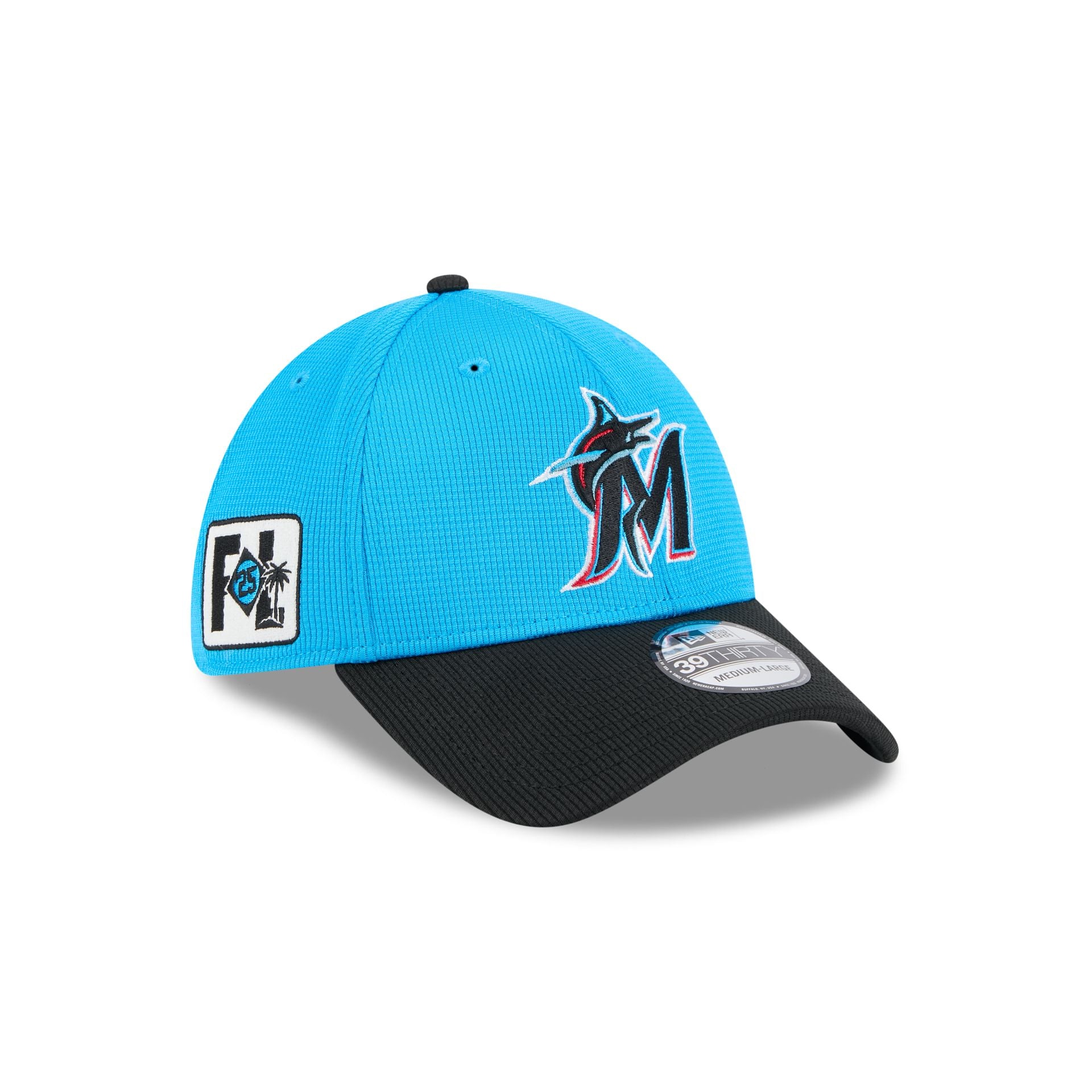 Miami Marlins 2025 Spring Training 39THIRTY Stretch Fit