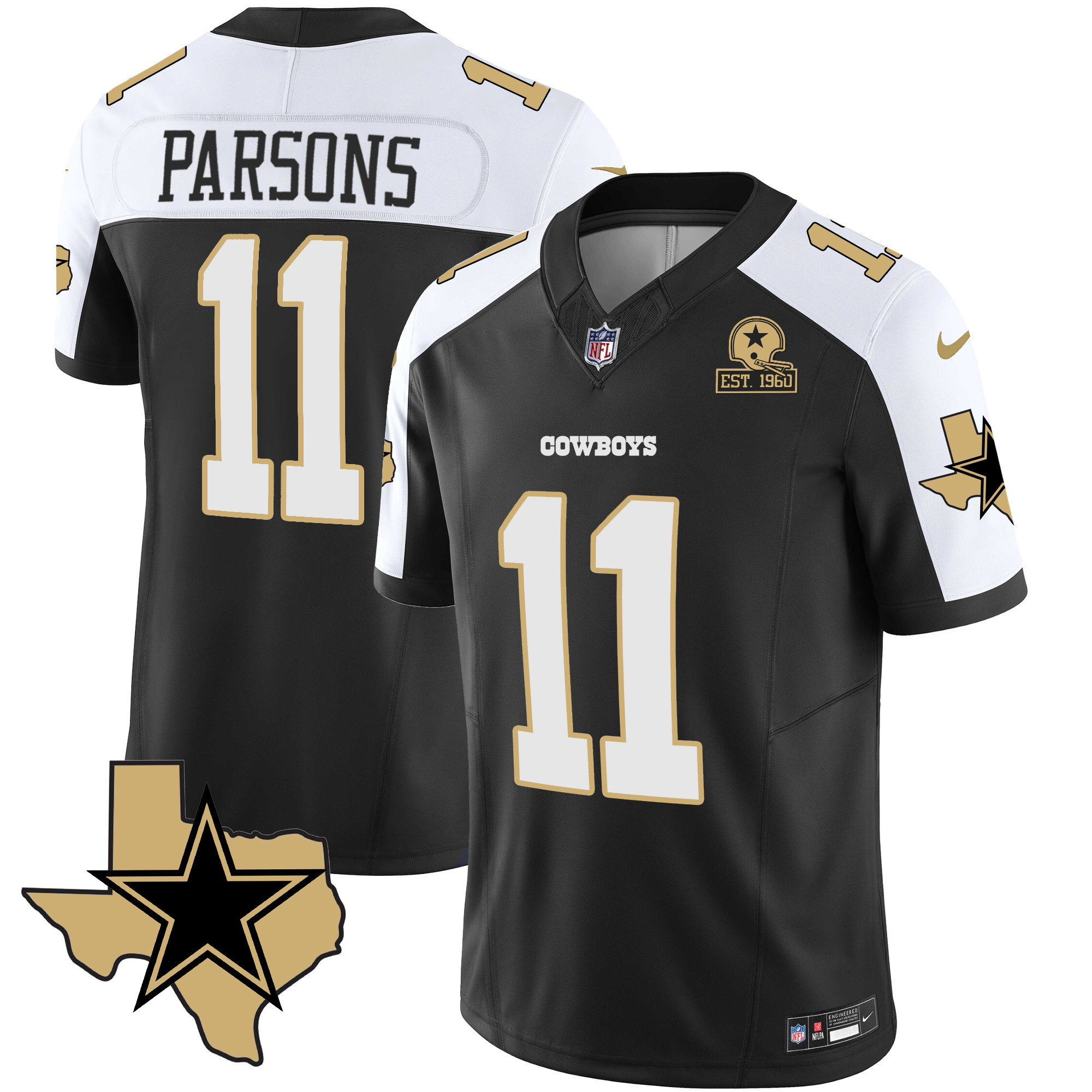 Micah Parsons Men's Dallas Cowboys Special Vapor Limited Alternate Jersey - All Stitched